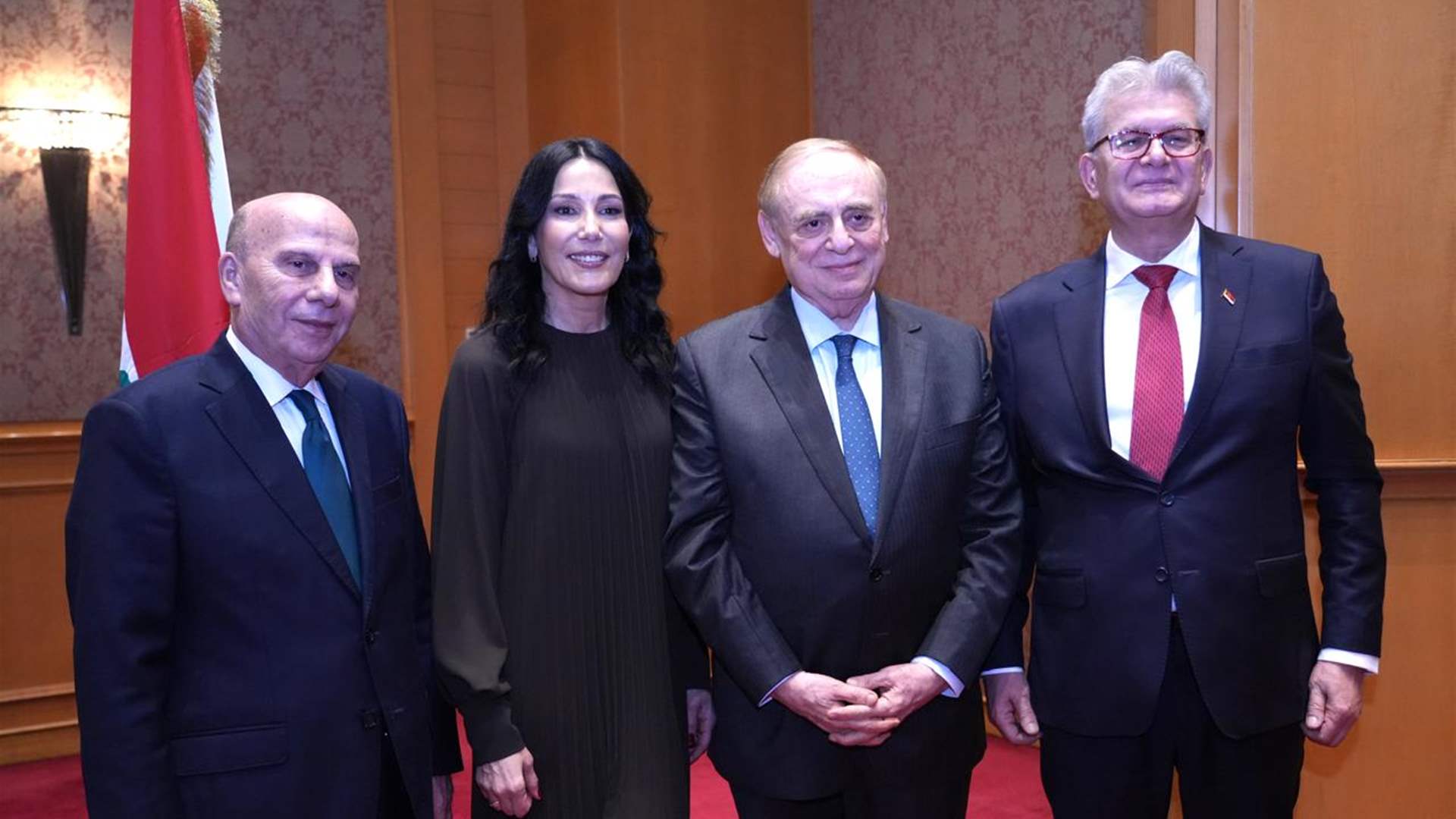 البستاني ممثّلًا الرؤساء الثلاثة في احتفال اليوم الوطني لجمهورية صربيا في بيروت