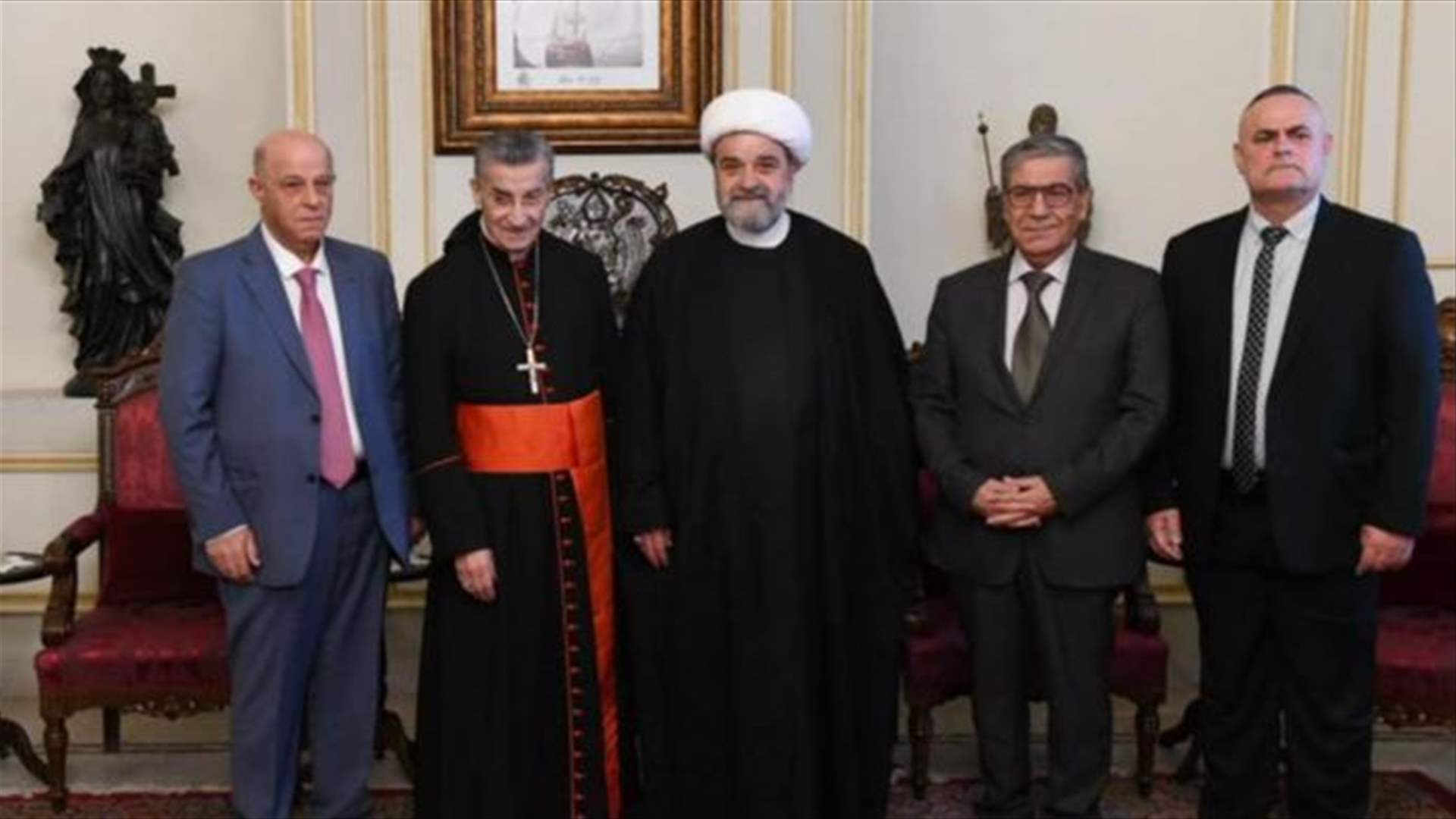 الراعي استقبل وفداً من المجلس الإسلامي الشيعي الأعلى وتسلم منه دعوة إلى إفطار رمضاني