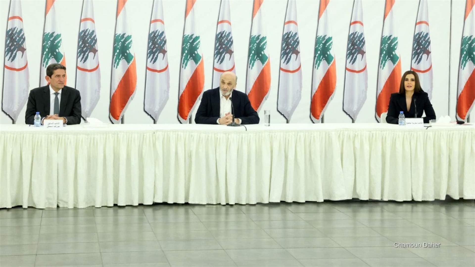 LF leader Geagea renominates Sethrida Geagea and Joseph Ishac for Bsharri in 2026 parliamentary elections