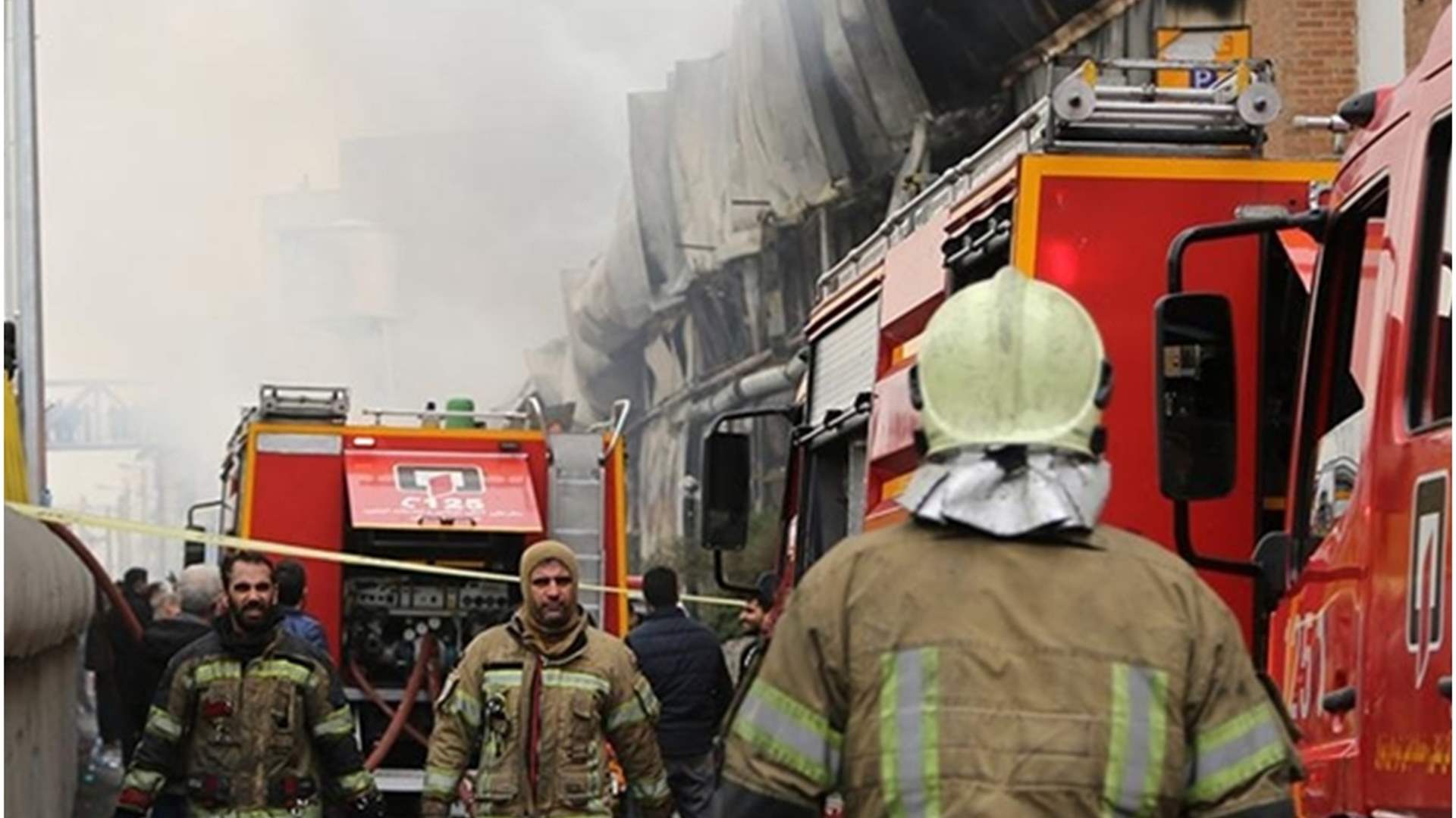 Iranian military helicopter crashes into fruit market, four dead