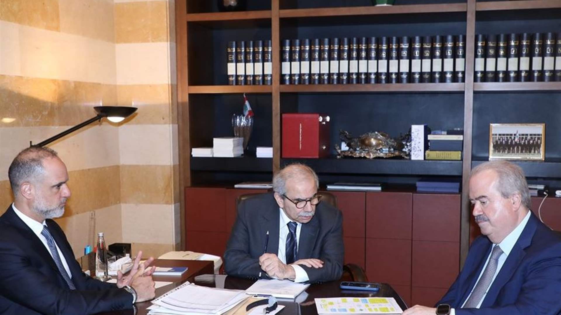 إجتماع بين سلام وجابر ورسامني... هذا ما تم عرضه 