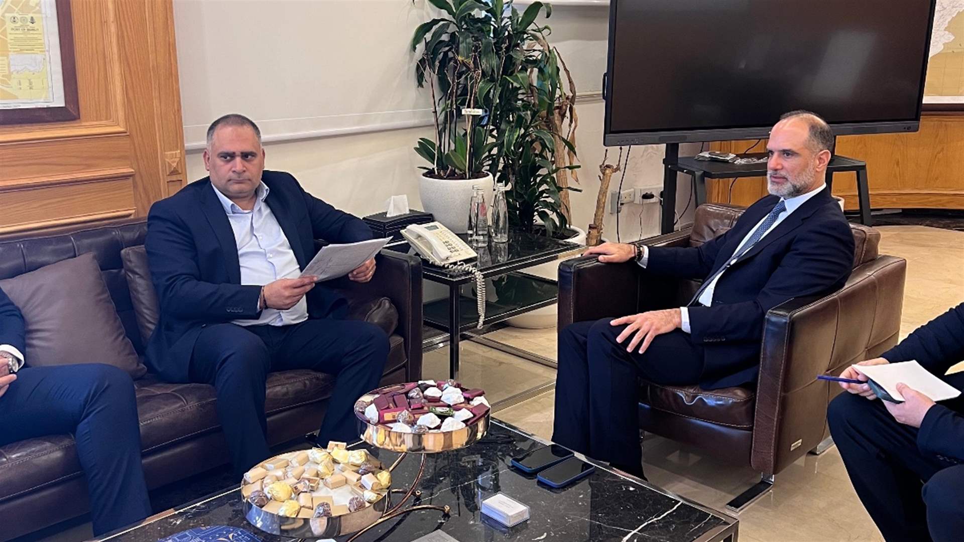 رسامني التقى النائبين مسعد وعون وبحث معهما شؤونًا إنمائية مناطقية