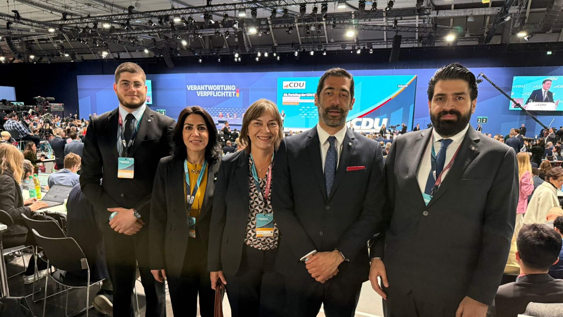 الكتائب يشارك في المؤتمر السنوي للحزب الديمقراطي المسيحي الألماني