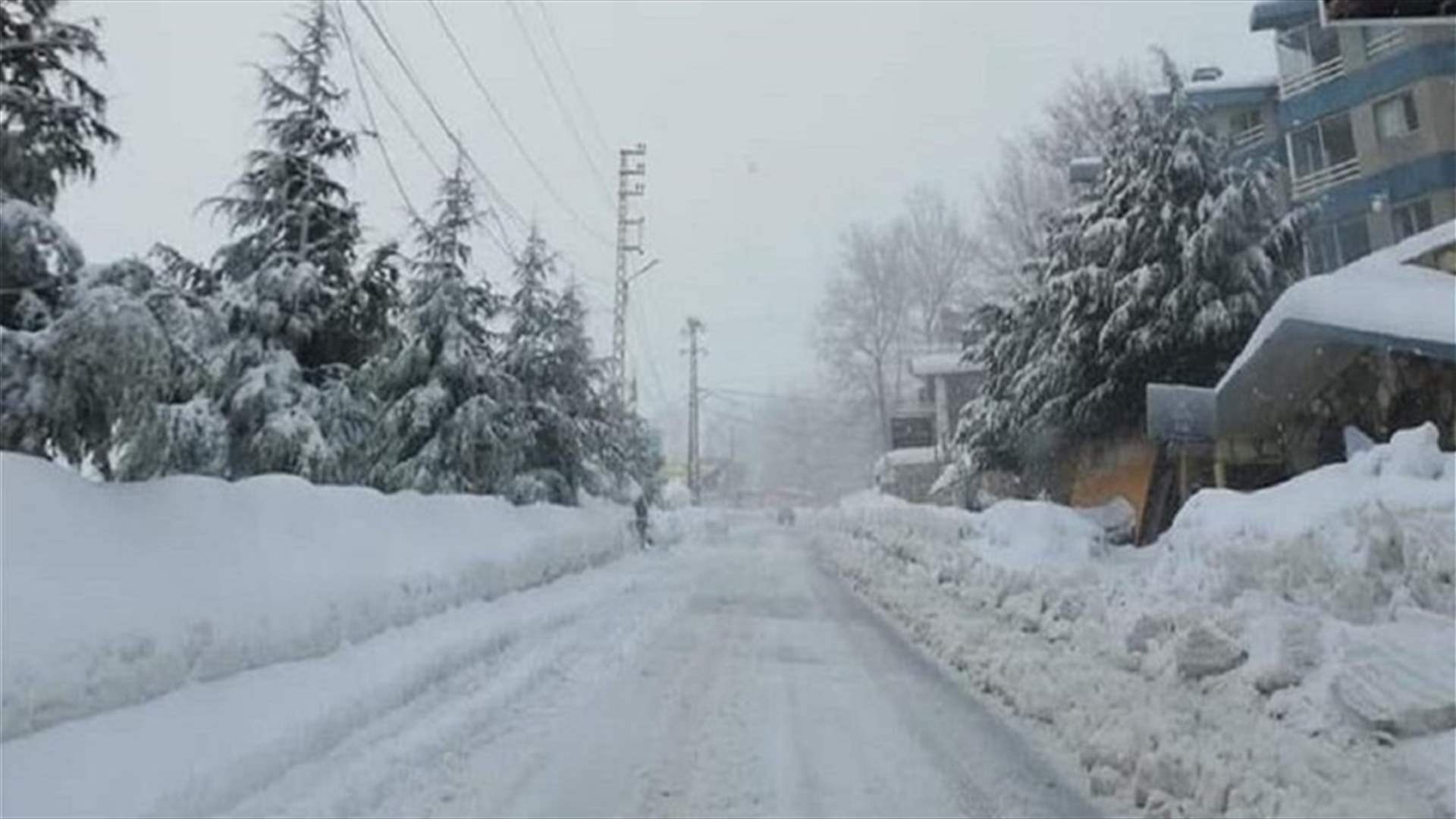إليكم الطرقات الجبلية المقطوعة بسبب تراكم الثلوج...