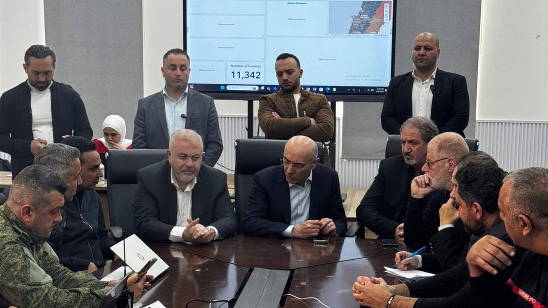 اجتماعات لوزير الداخلية ومحاولات تسهيل أمور النازحين