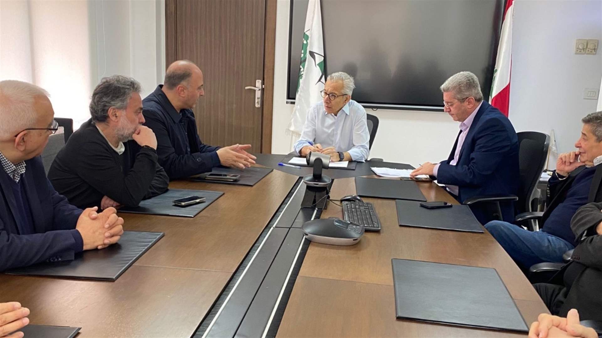 البساط إلتقى وفدا من نقابة أصحاب المطاحن... وهذا ما جرى عرضه