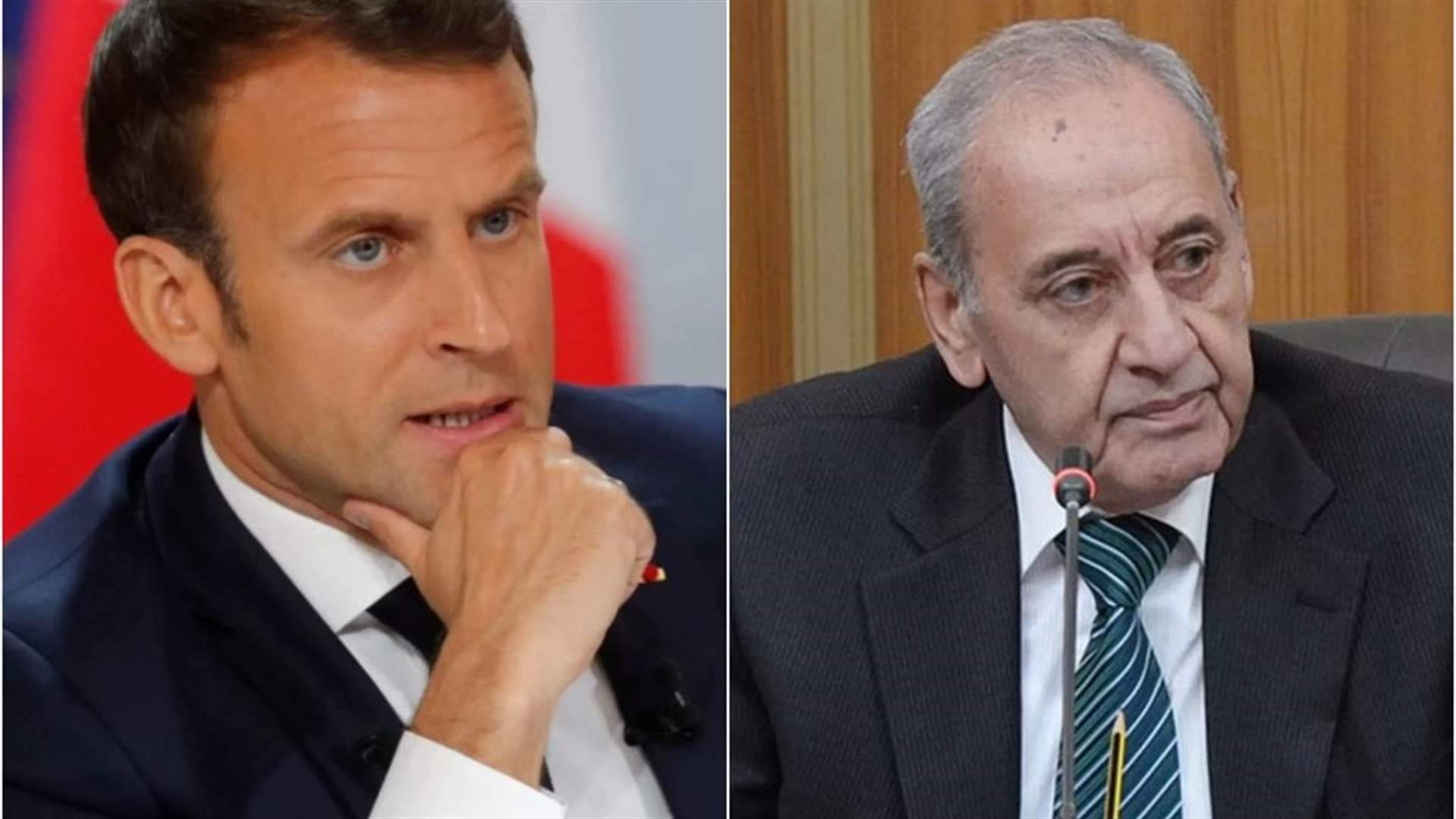 President Macron, Speaker Berri discuss Israeli strikes on Lebanon, urgent need for assistance