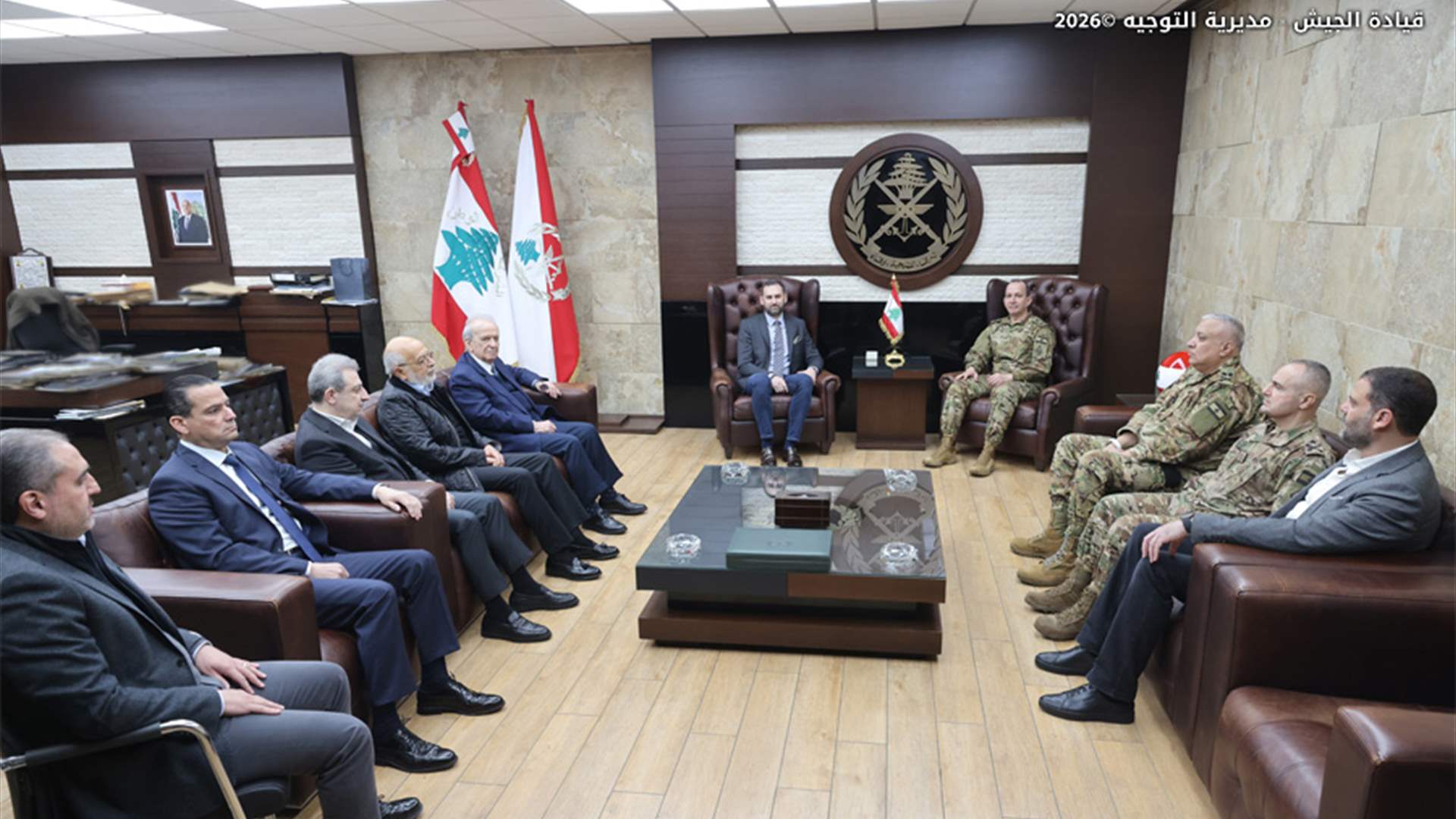 تيمور جنبلاط يلتقي قائد الجيش في اليرزة ويؤكد دعمه للجهود العسكرية في ظل الظروف الراهنة