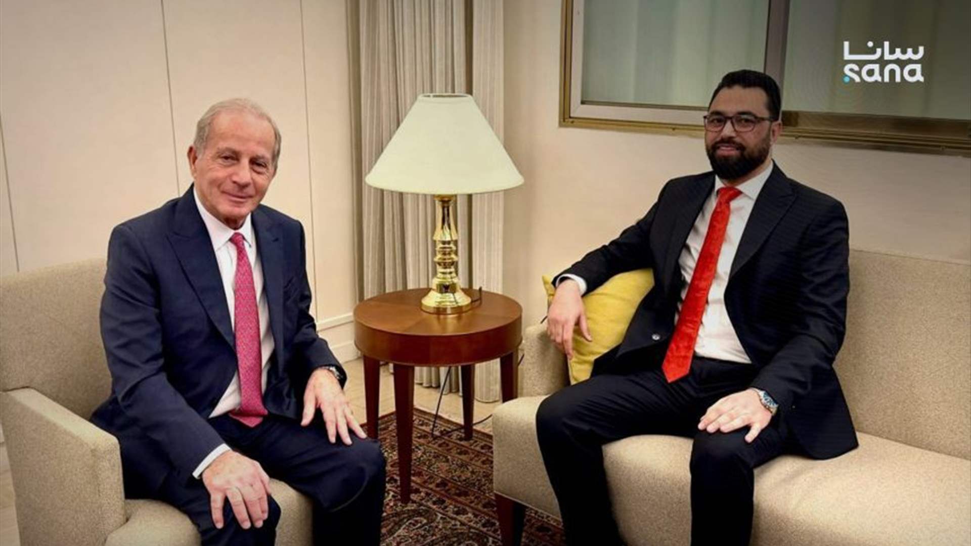 عيسى بحث مع القائم بأعمال السفارة السورية لدى لبنان عدداً من القضايا ذات الاهتمام المشترك