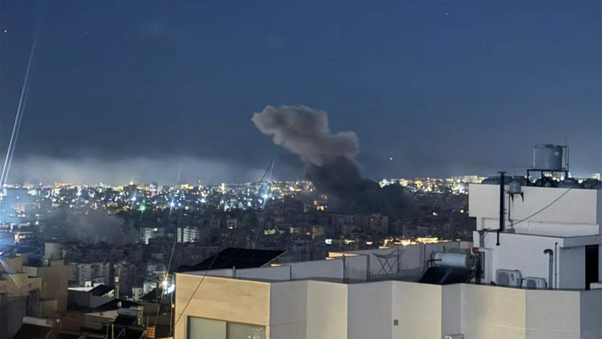 غارة اسرائيلية تستهدف الضاحية 