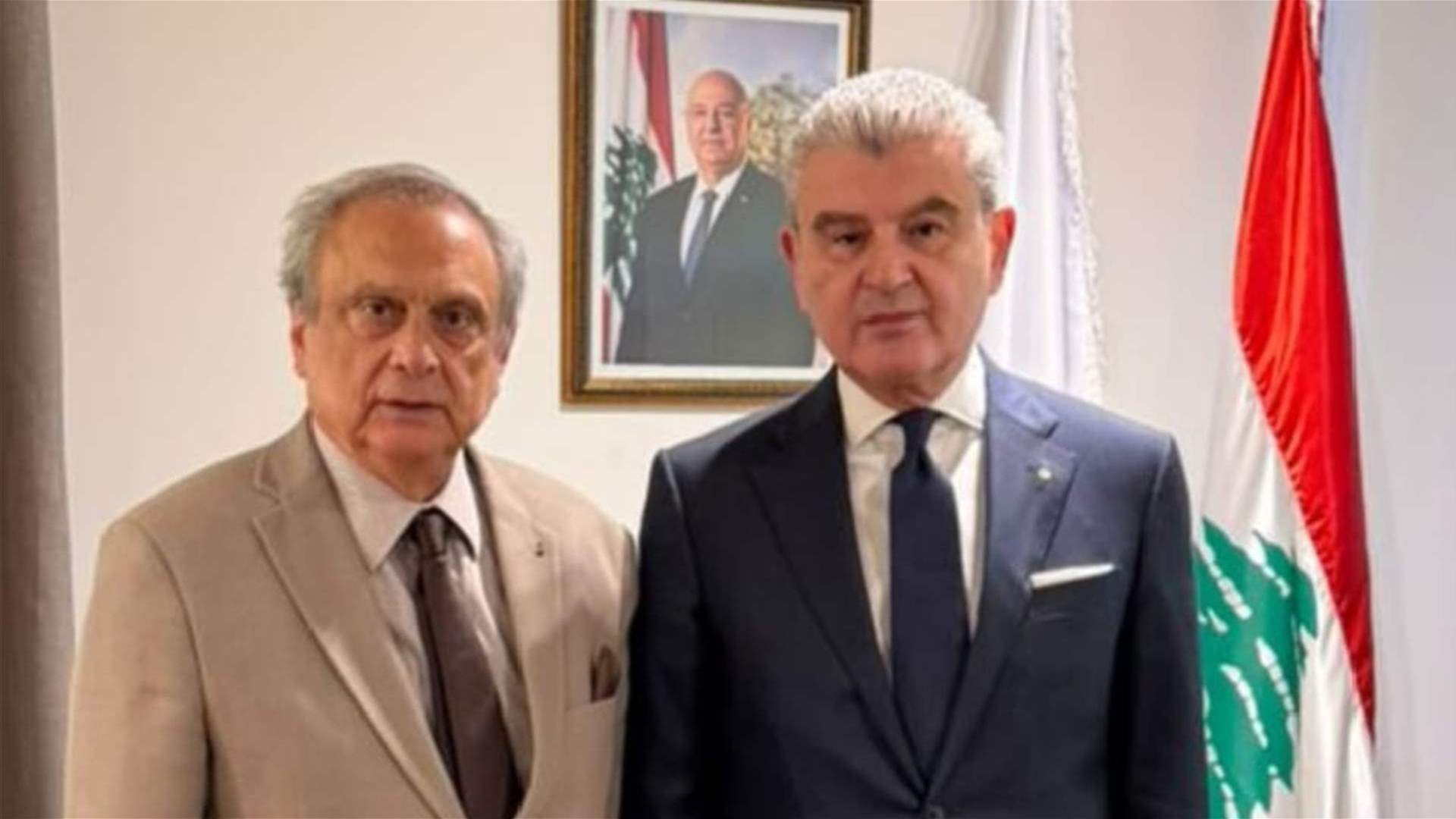 حبيب يُطلع وزير الصناعة على قرار رفع رأسمال مصرف الإسكان