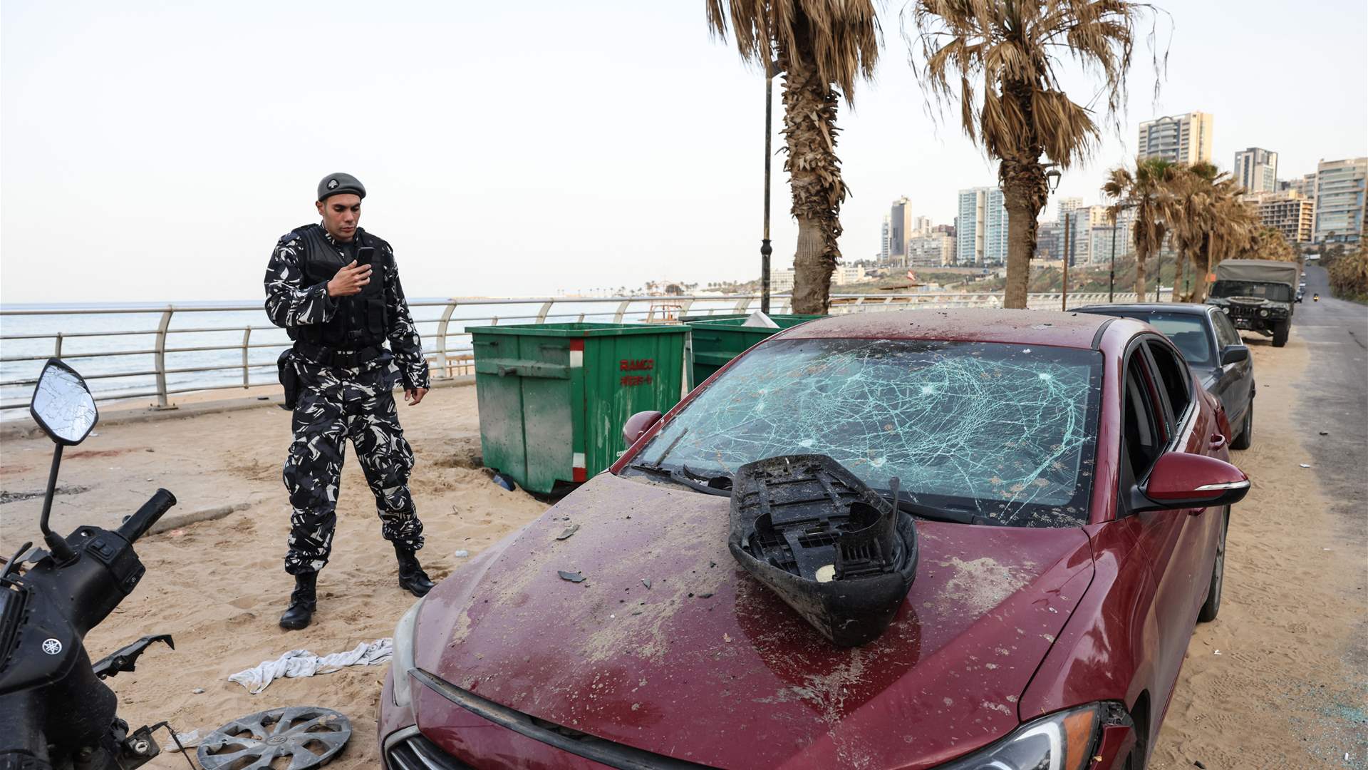 "الصحة" تعلن الحصيلة النهائية لغارتي عرمون والرملة البيضاء