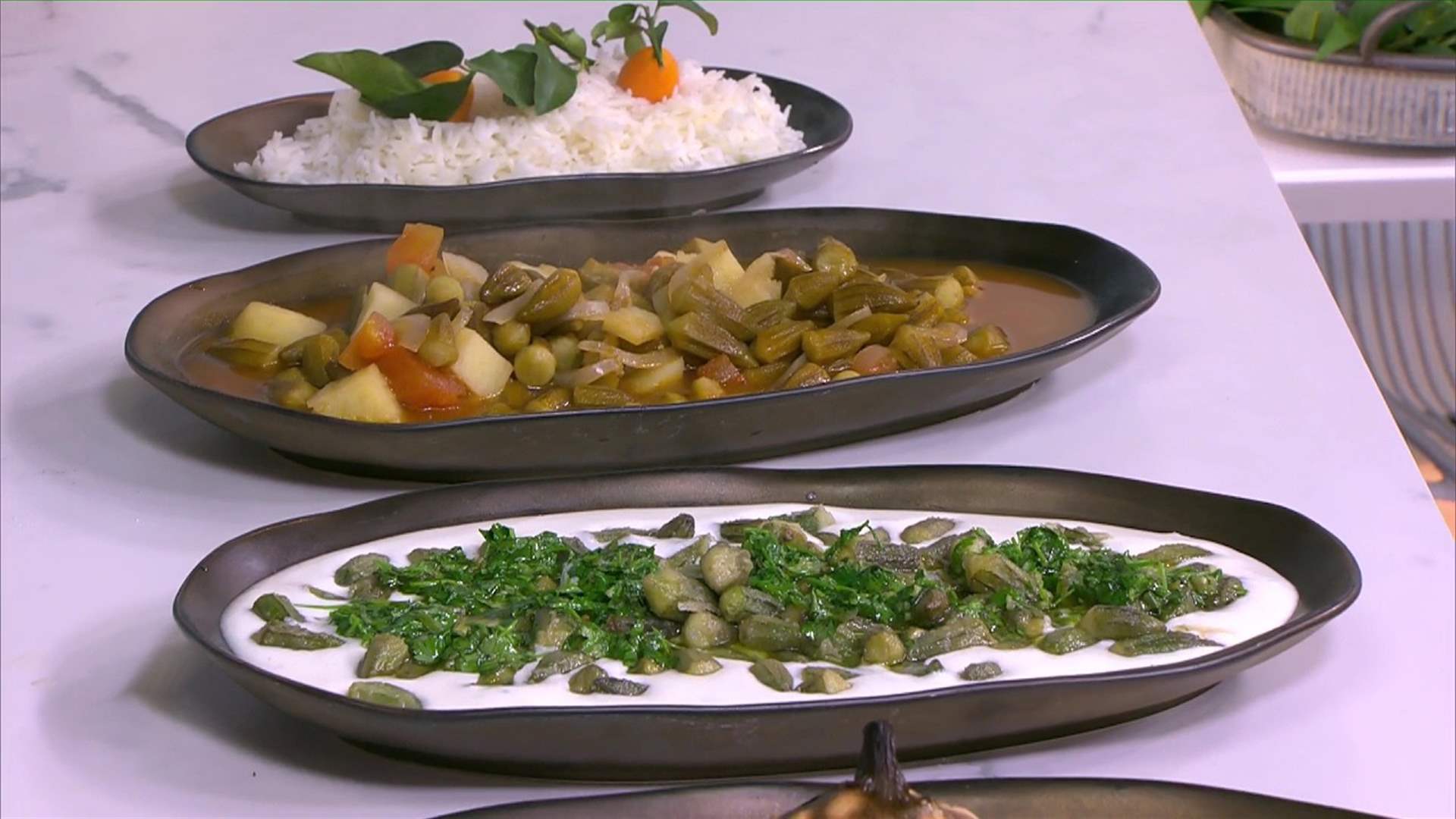 البامية والهندباء بطريقتين مختلفتين... 4 أطباق مميزة على طريقة الشيف فادي زغيب (فيديو) 
