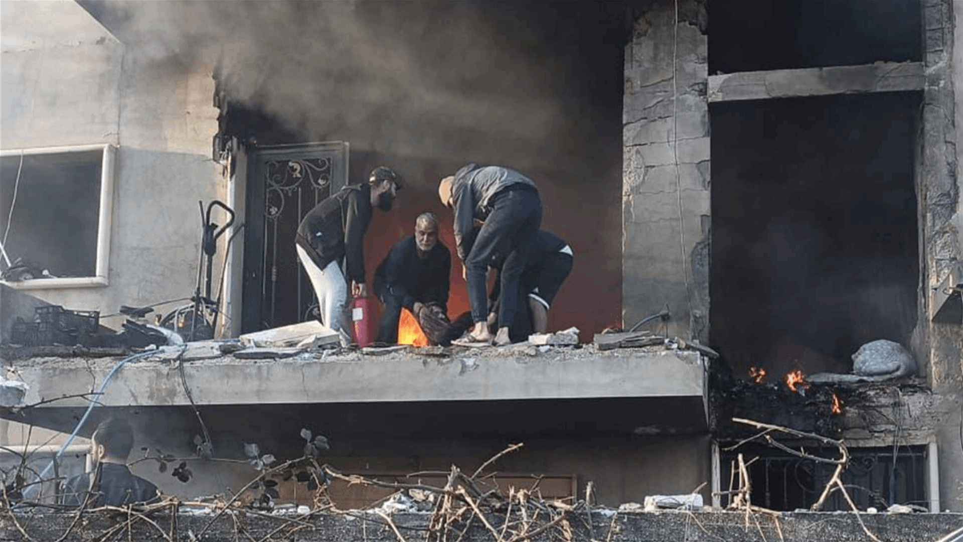 إستهداف شقة في بلدة برالياس