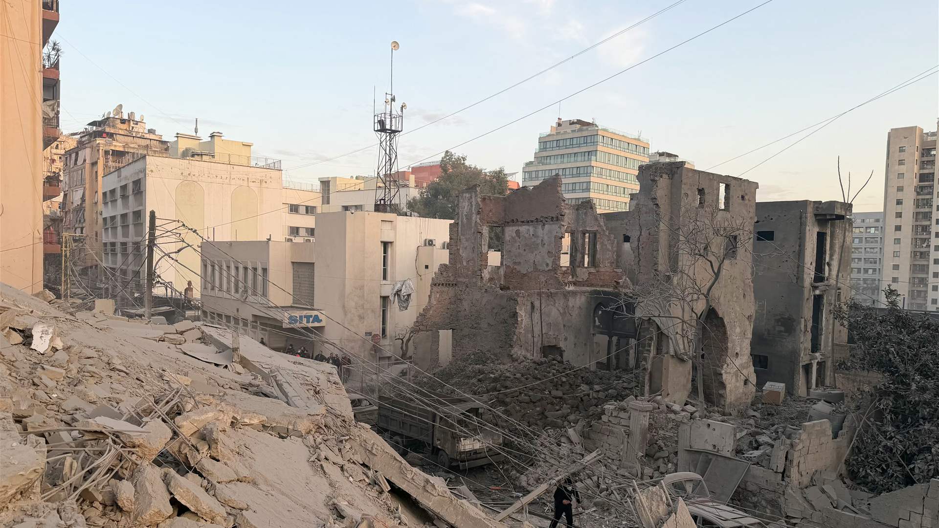 New Israeli strike on central Beirut without warning