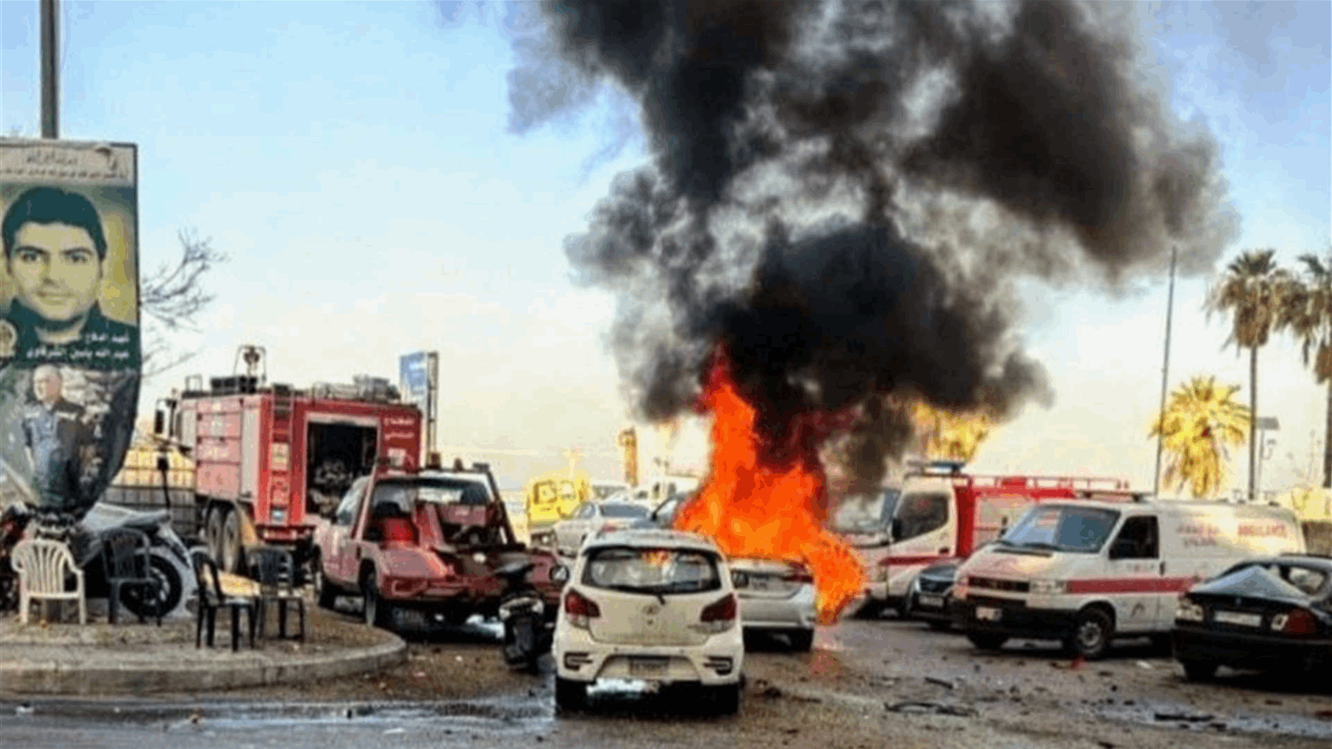 Israeli airstrike targets car in Sidon, South Lebanon