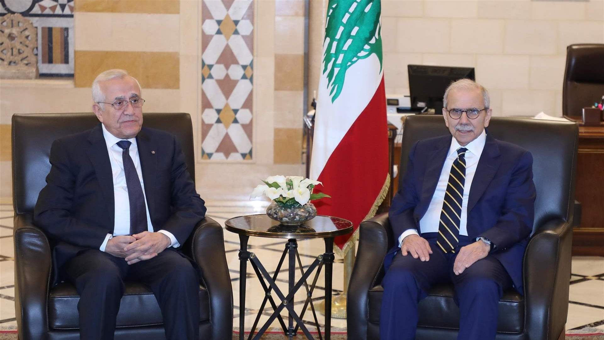 سلسلة لقاءات لسلام... الرئيس سليمان: نؤكد دعمنا للجيش اللبناني