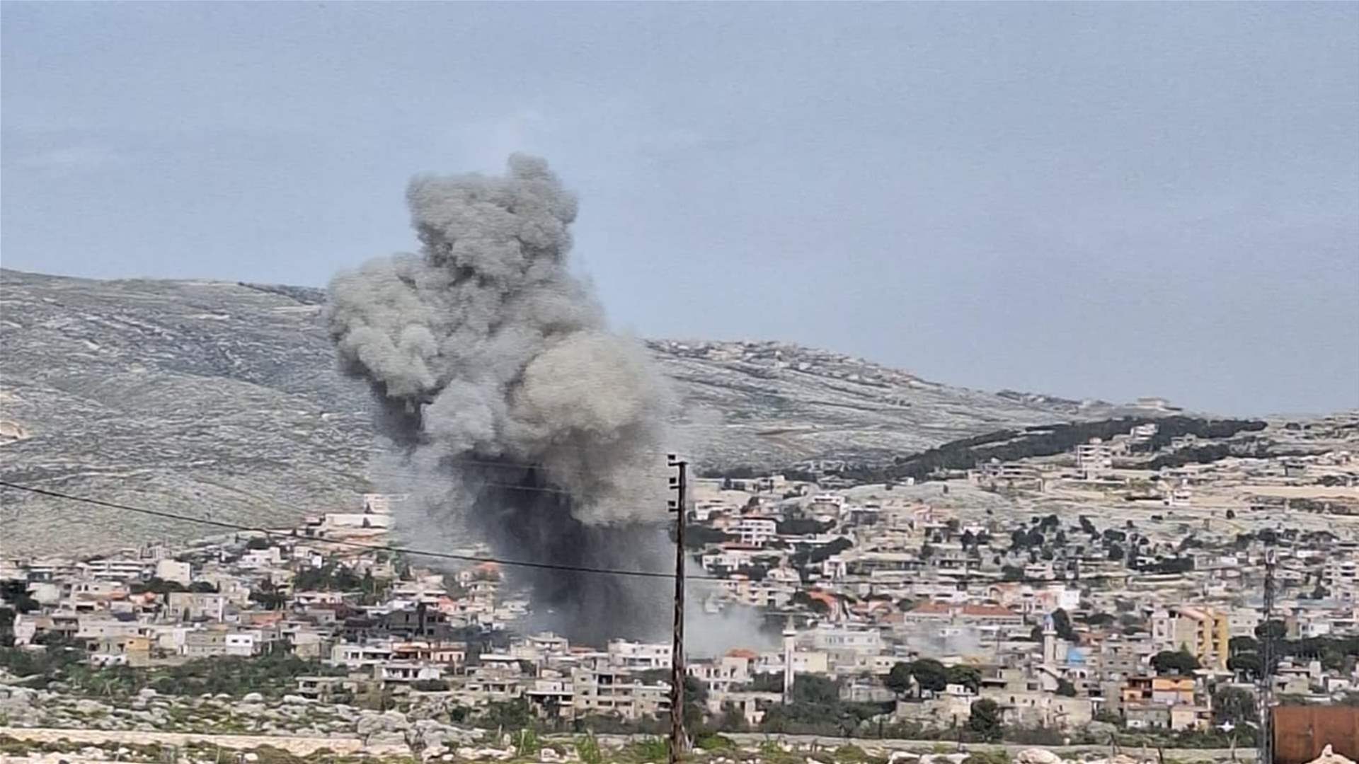 غارة على سحمر - البقاع الغربي