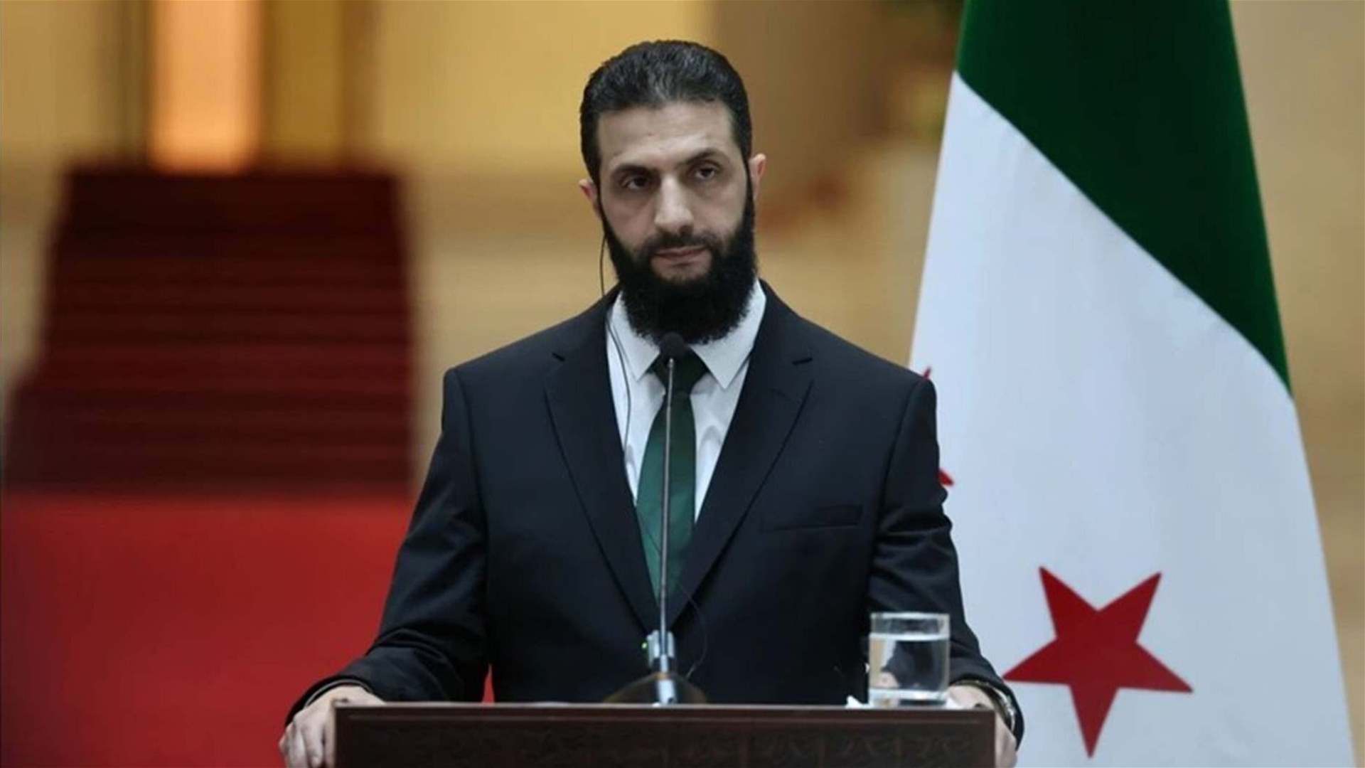 أحمد الشرع: نحسب خطواتنا بدقة شديدة... ونعمل على إبعاد سوريا عن أي نزاع