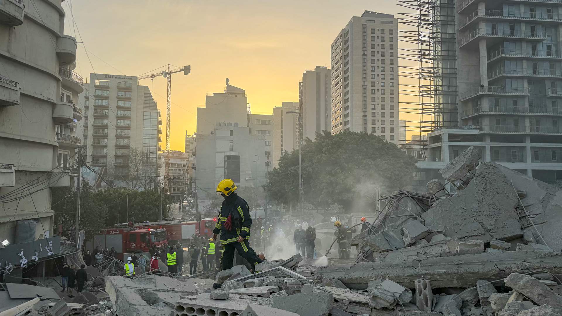 Israeli airstrikes hit Beirut's southern suburbs at dawn after evacuation warning  