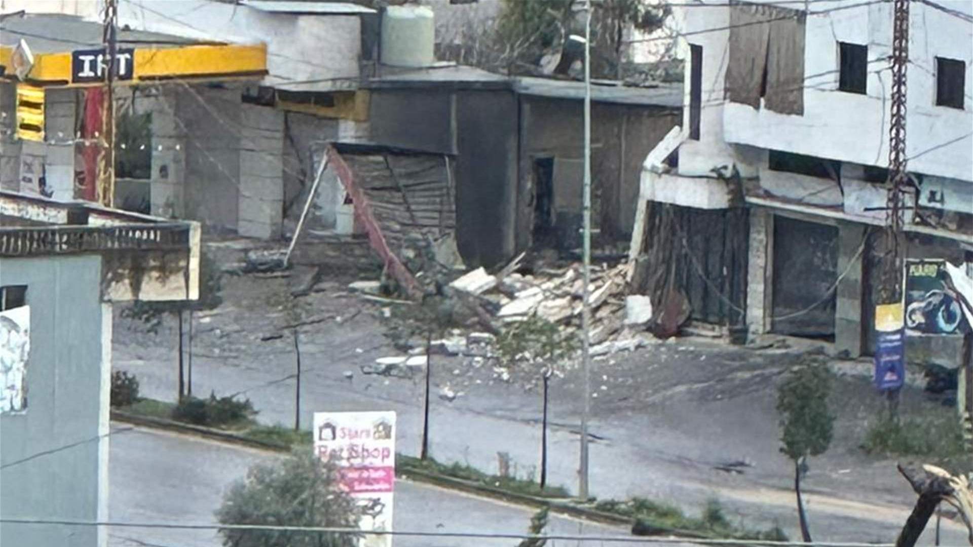 غارة استهدفت فجرا بلدة حبوش - النبطية