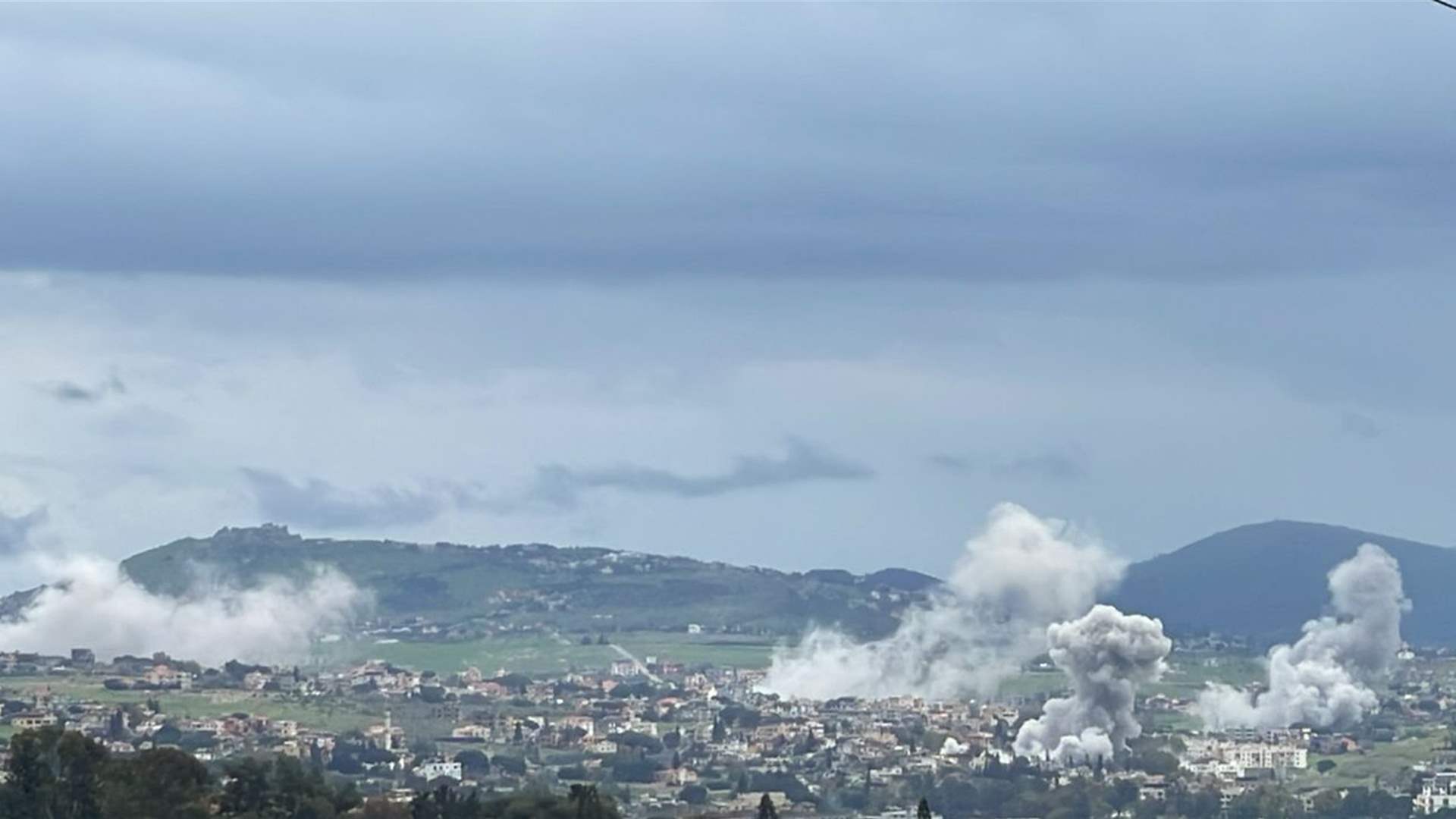 حزام ناري يستهدف محيط بلدة كفرتبنيت - النبطية