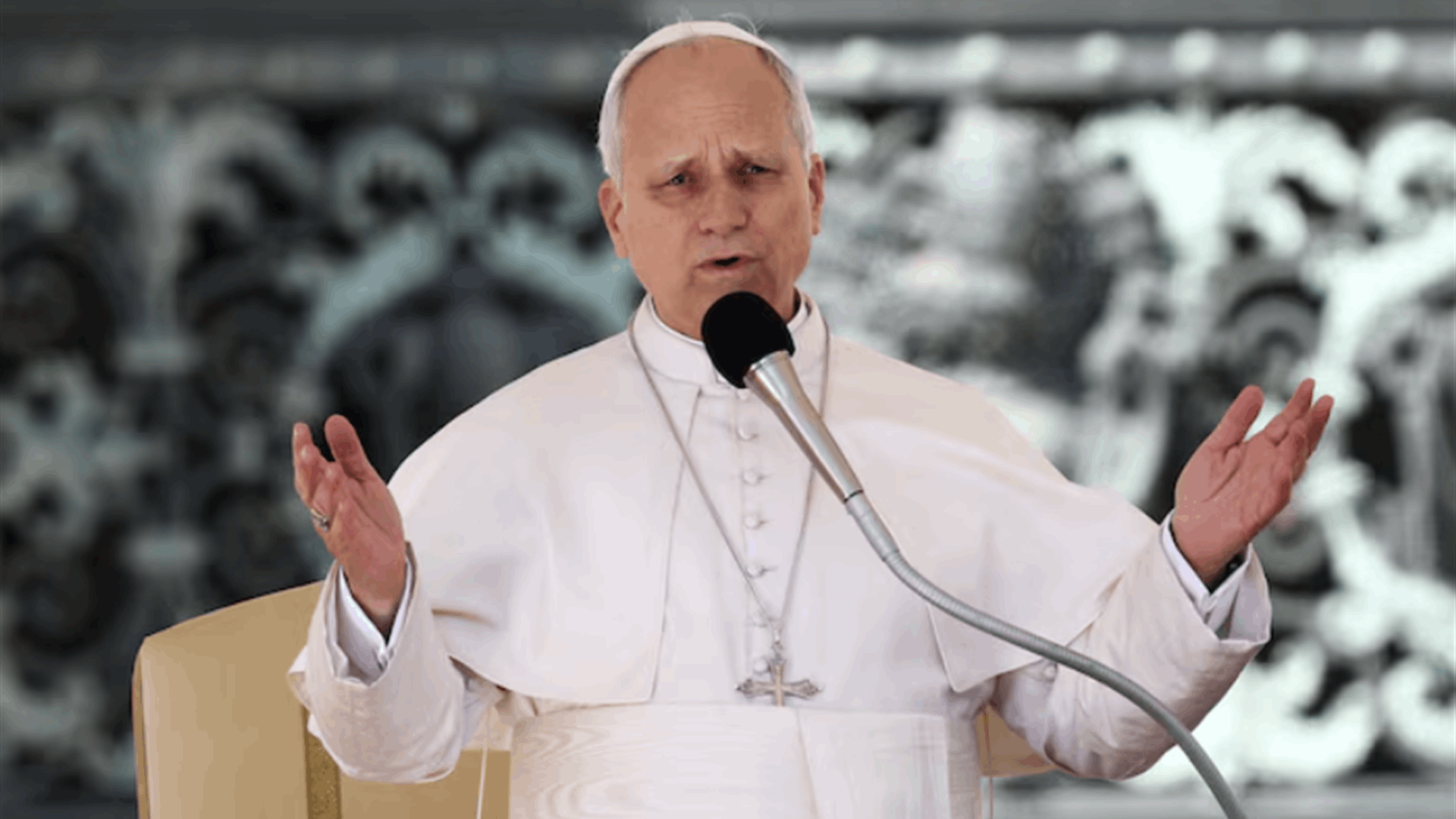 Pope Leo says aerial military strikes should be banned