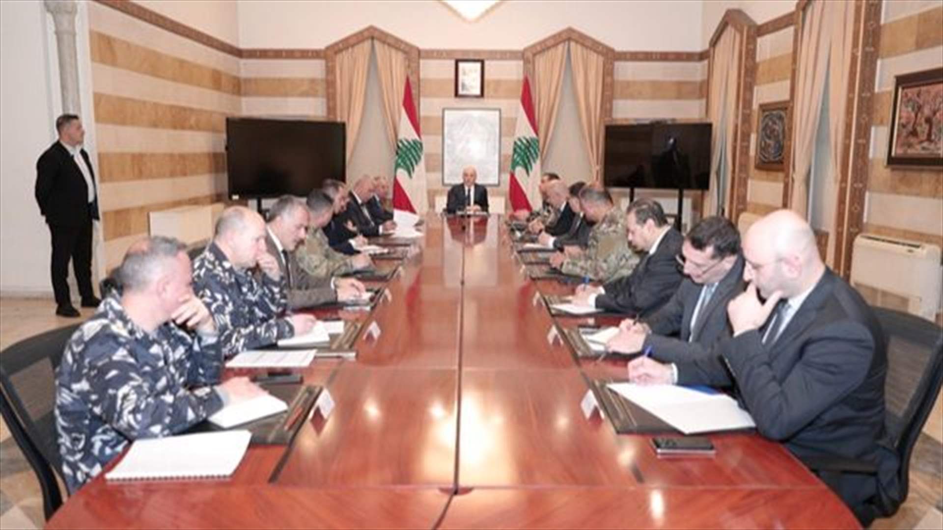 الحجار ترأٍس اجتماع مجلس الأمن المركزيّ: الدولة والحكومة وكل المعنيين يواكبون عمليات النزوح