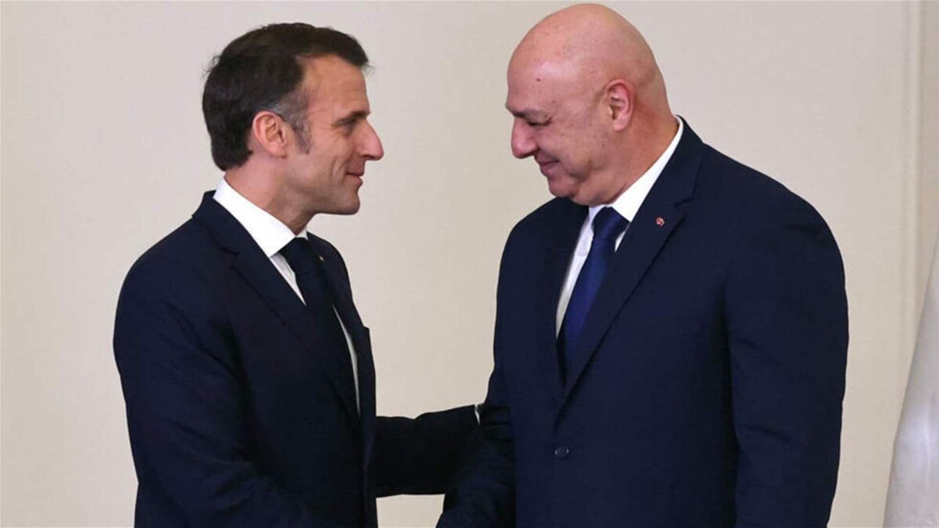 ماكرون: أكدت خلال اتصال مع الرئيس عون دعم فرنسا الكامل في هذه اللحظة الحاسمة