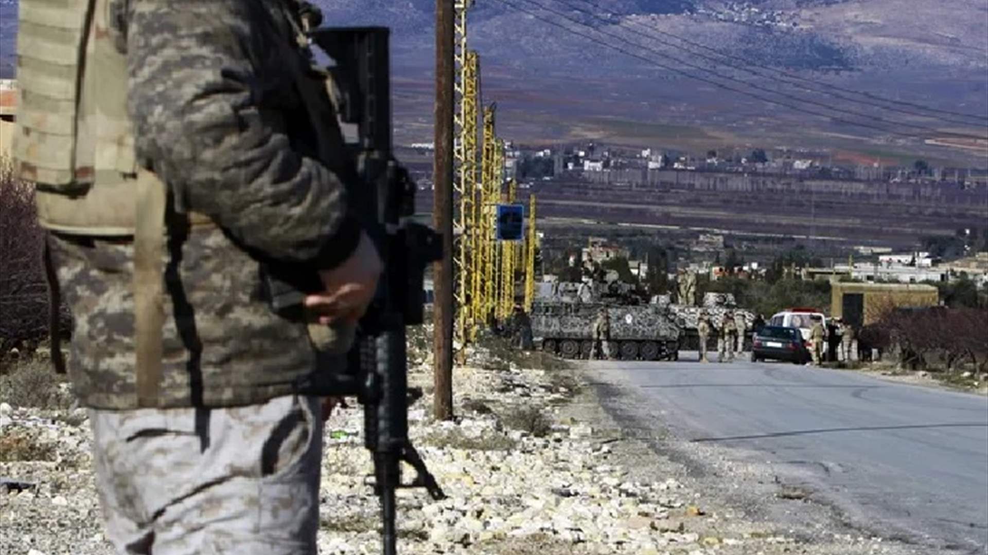 Strike targets a Lebanese army checkpoint south of Tyre