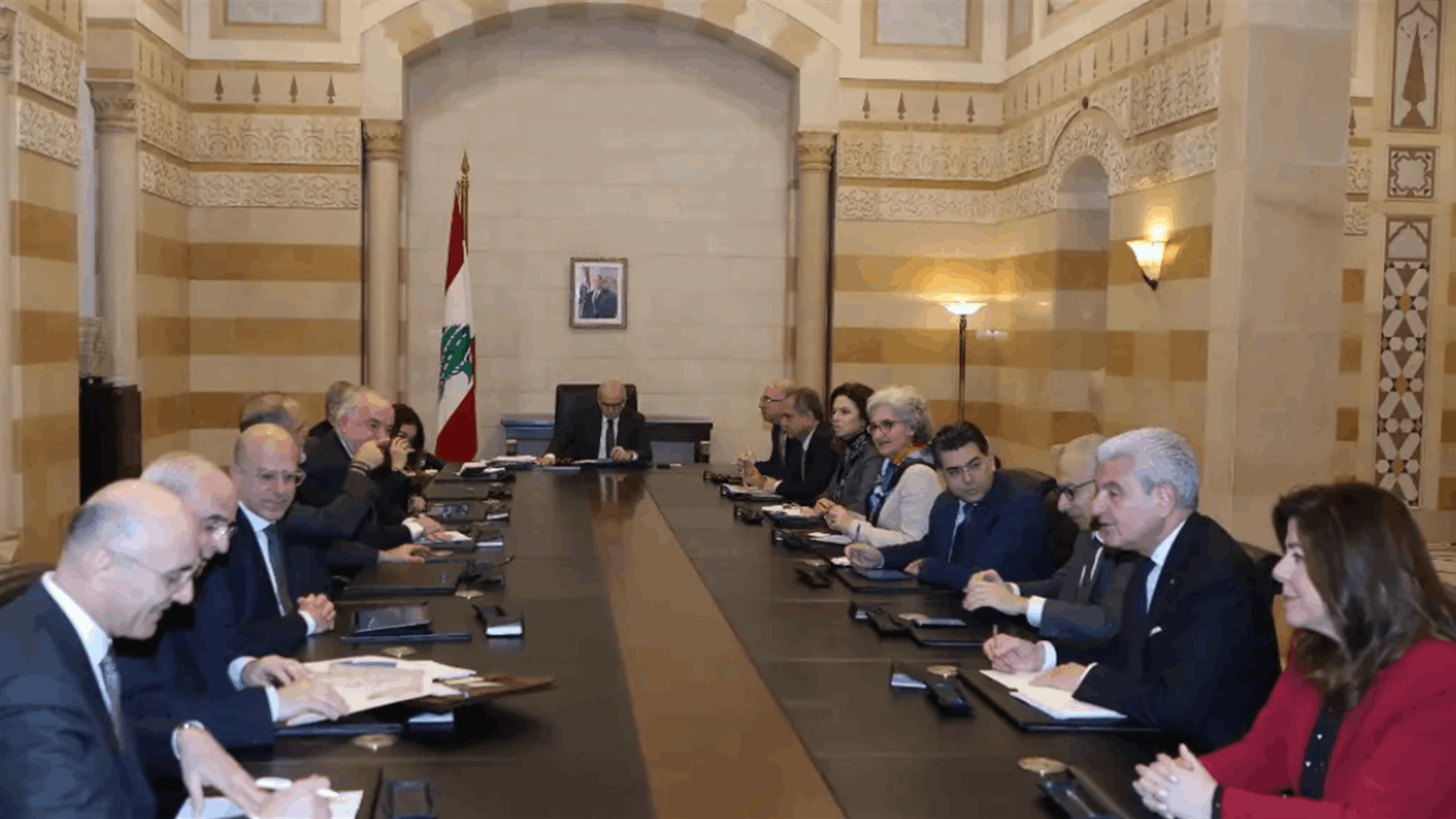 مرقص عن الاجتماع الوزاري بالسرايا: تركيز على التوغّل الاسرائيلي وامدادات المازوت ومكافحة الغش فيه وعموم حاجات النازحين وحماية الصحافيين