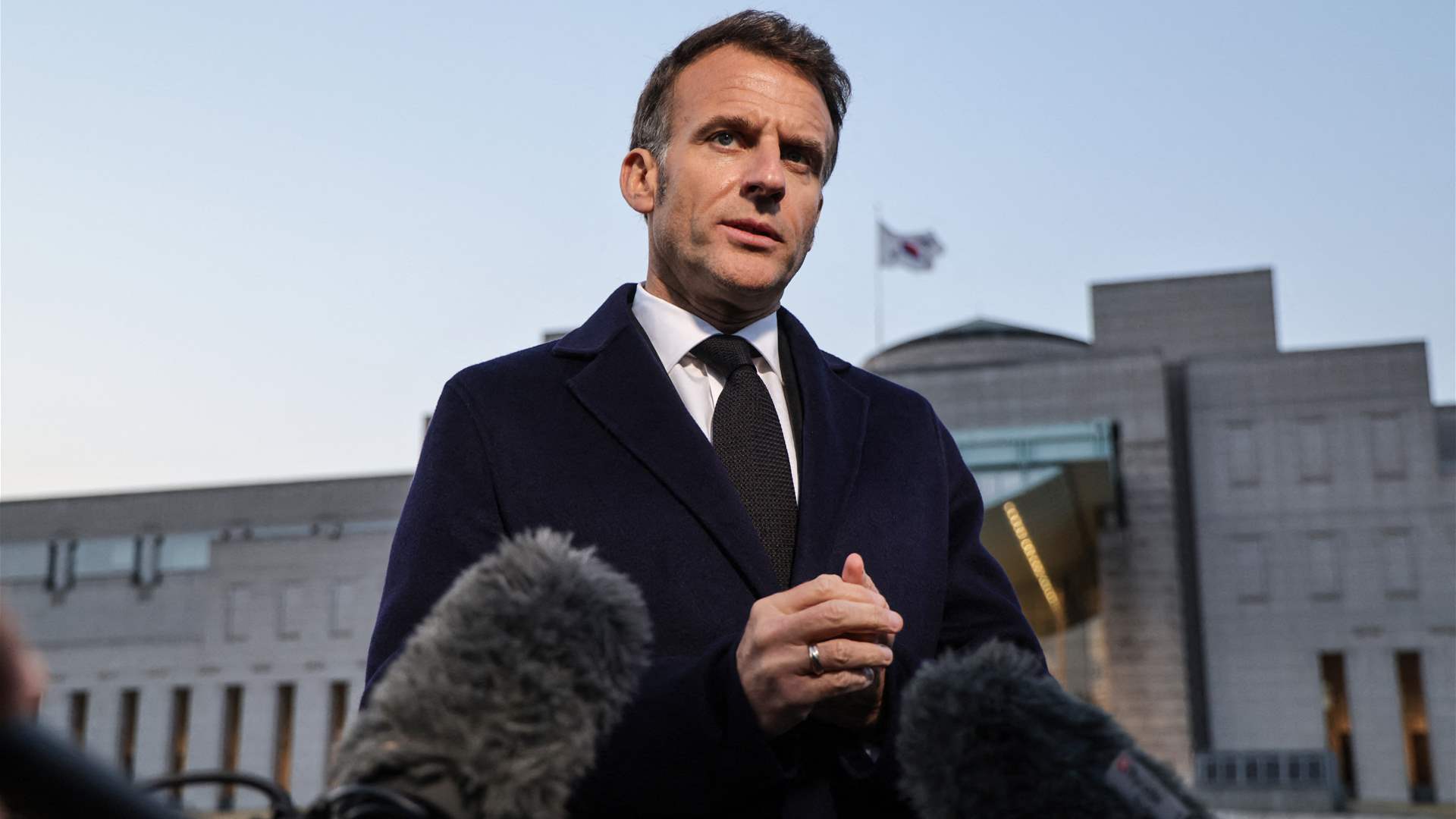 Macron says Iran war does not provide "lasting solution to the nuclear issue"