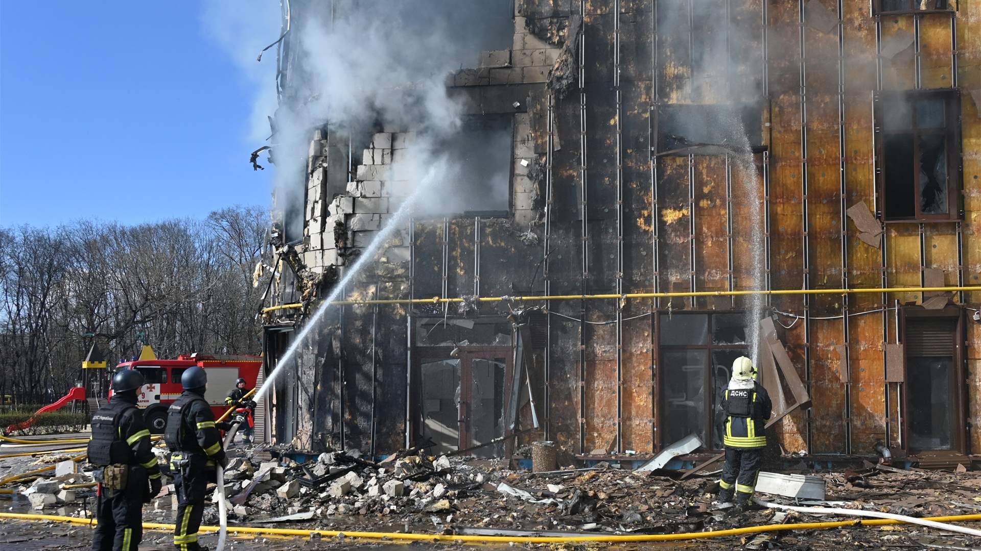 Kyiv region under 'massive' daytime drone and missile attack