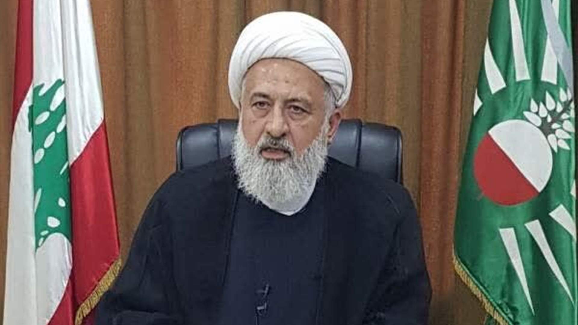 الخطيب تلقى اتصالا من دريان وعزا بشهداء أمن الدولة: العدوان على سرايا النبطية يكشف زيف ادعاءات العدو