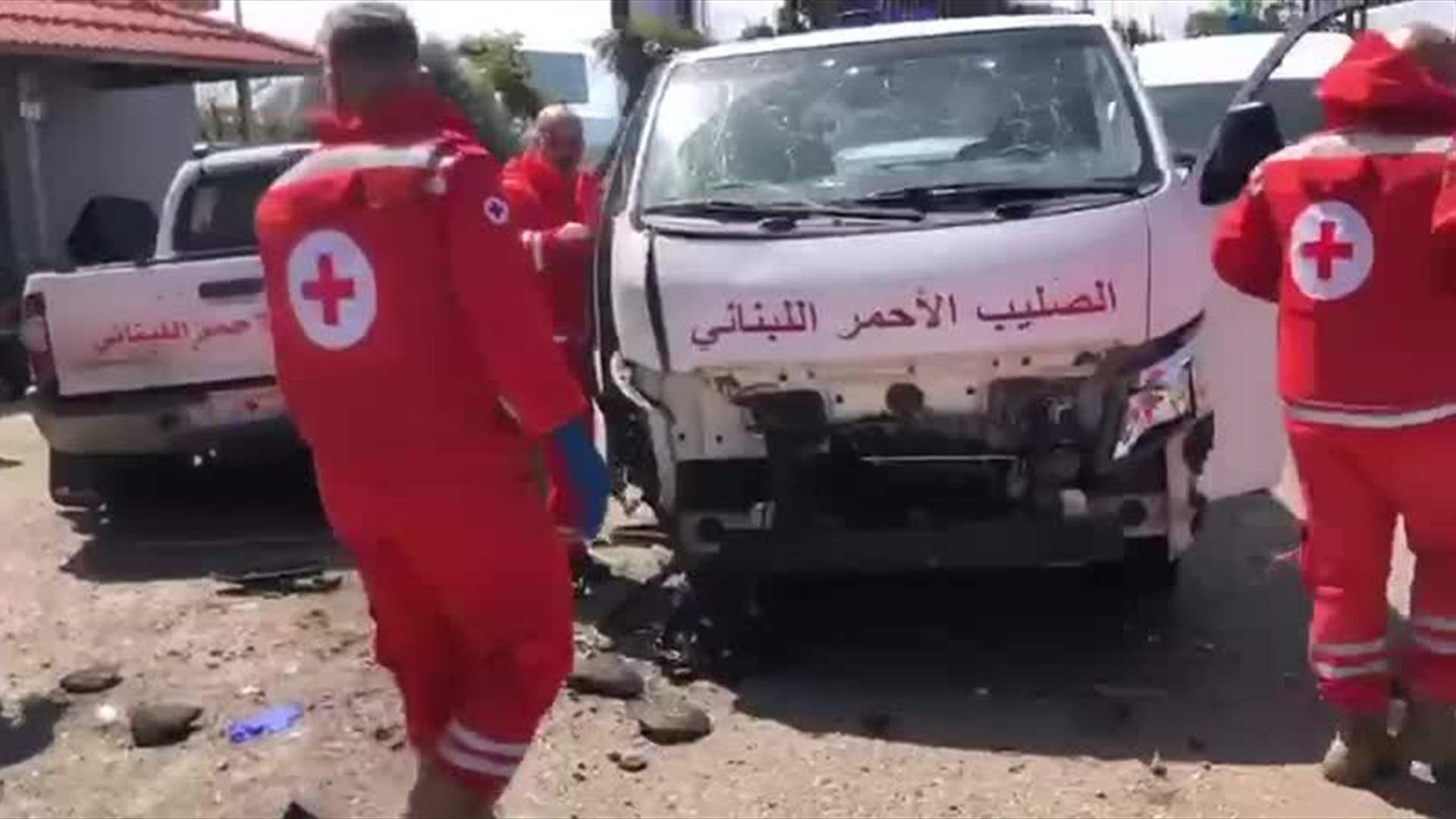 Red Cross vehicles damaged in Israeli strike in Tyre