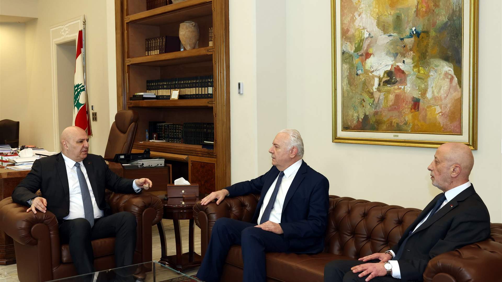 الرئيس جوزاف عون عرض مع رئيس مجلس القضاء الأعلى القاضي سهيل عبود مسار العمل القضائي في ظل الظروف الراهنة