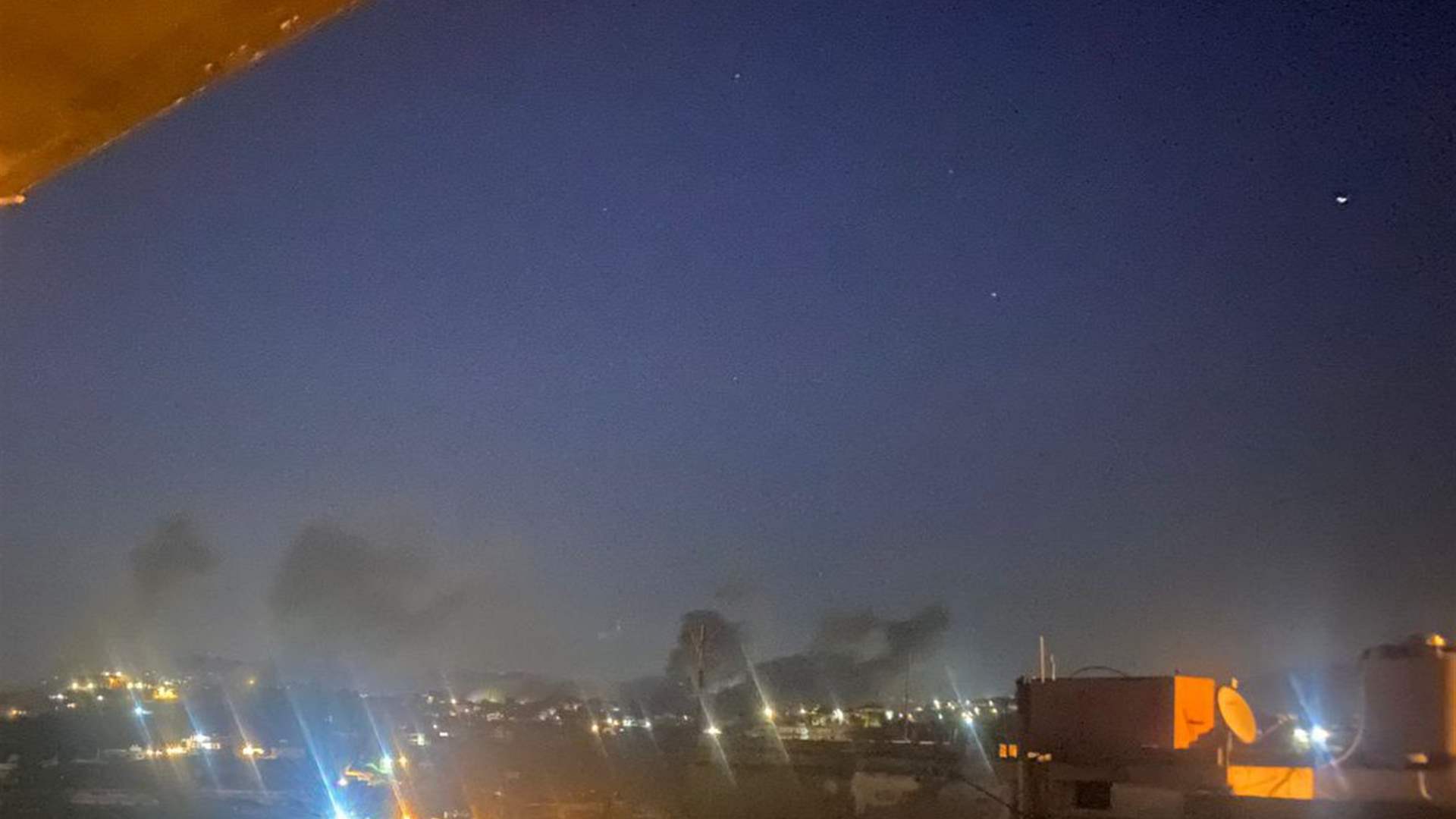 سلسلة غارات تستهدف بلدة عدشيت جنوب لبنان