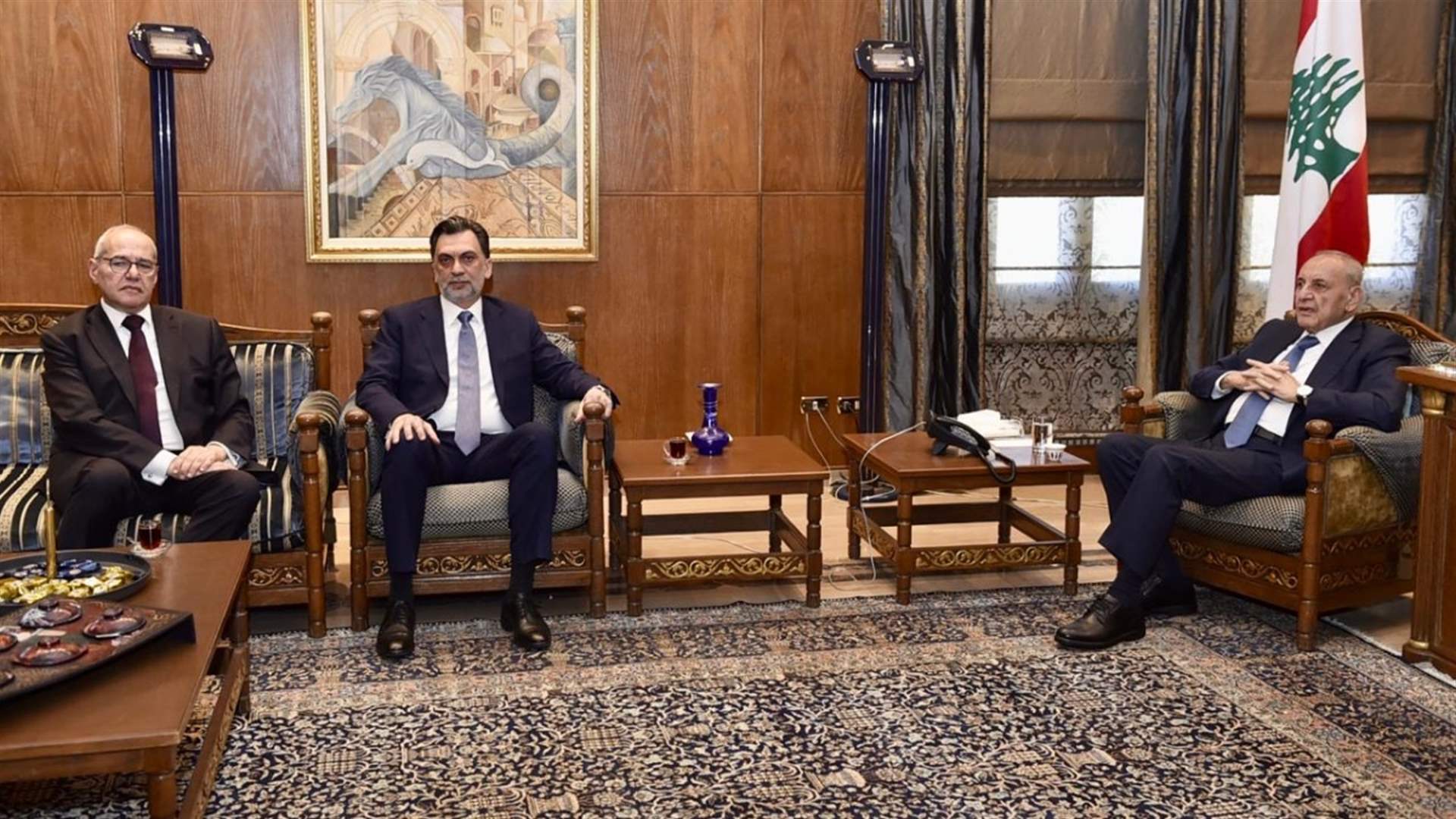 بري بحث مع زواره في تطورات الاوضاع والمستجدات سياسياً وميدانيًا وملف النازحين