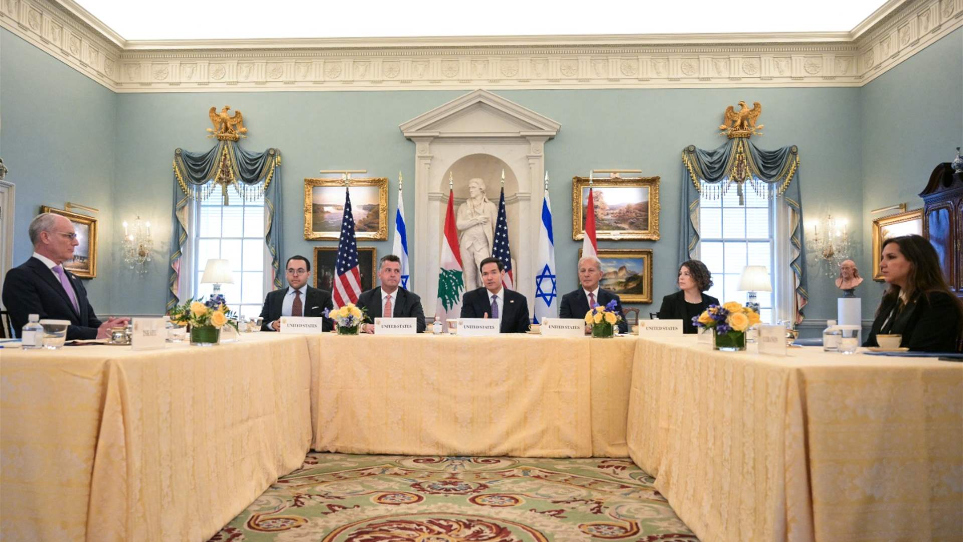 Rubio hosts Israeli, Lebanese envoys for first direct talks in decades