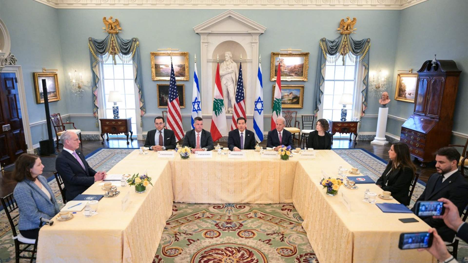 Axios: Lebanese-Israeli talks conclude after more than two hours