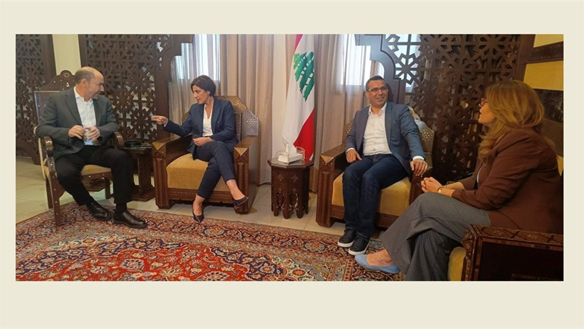 وزيرا البيئة والزراعة جالا في صيدا واجتمعا الى محافظ الجنوب... والزين : نعمل على إطلاق مبادرة بيئية جديدة في مراكز النزوح