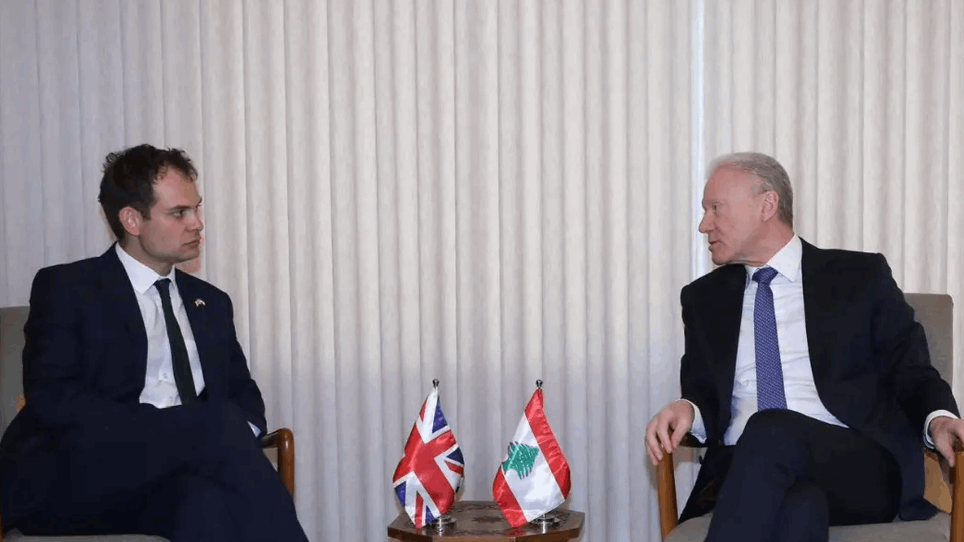 وزير الدولة البريطانيّ لشؤون الشرق الأوسط وشمال إفريقيا لرجي: ثمّة فرصة تاريخية ينبغي للبنان اغتنامها