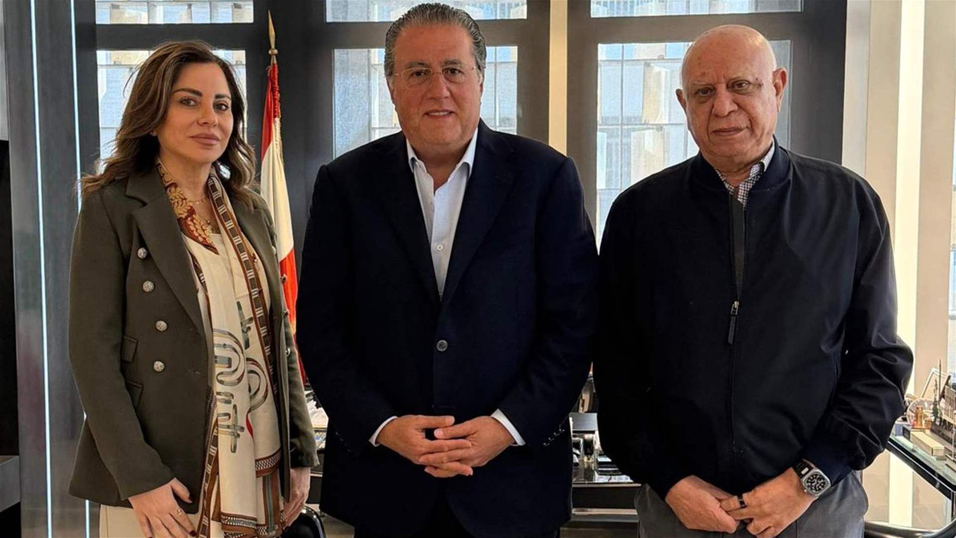 شقير بحث مع رئيسة مجلس الأعمال اللبناني السوري في تعزيز التعاون الاقتصادي الثنائي