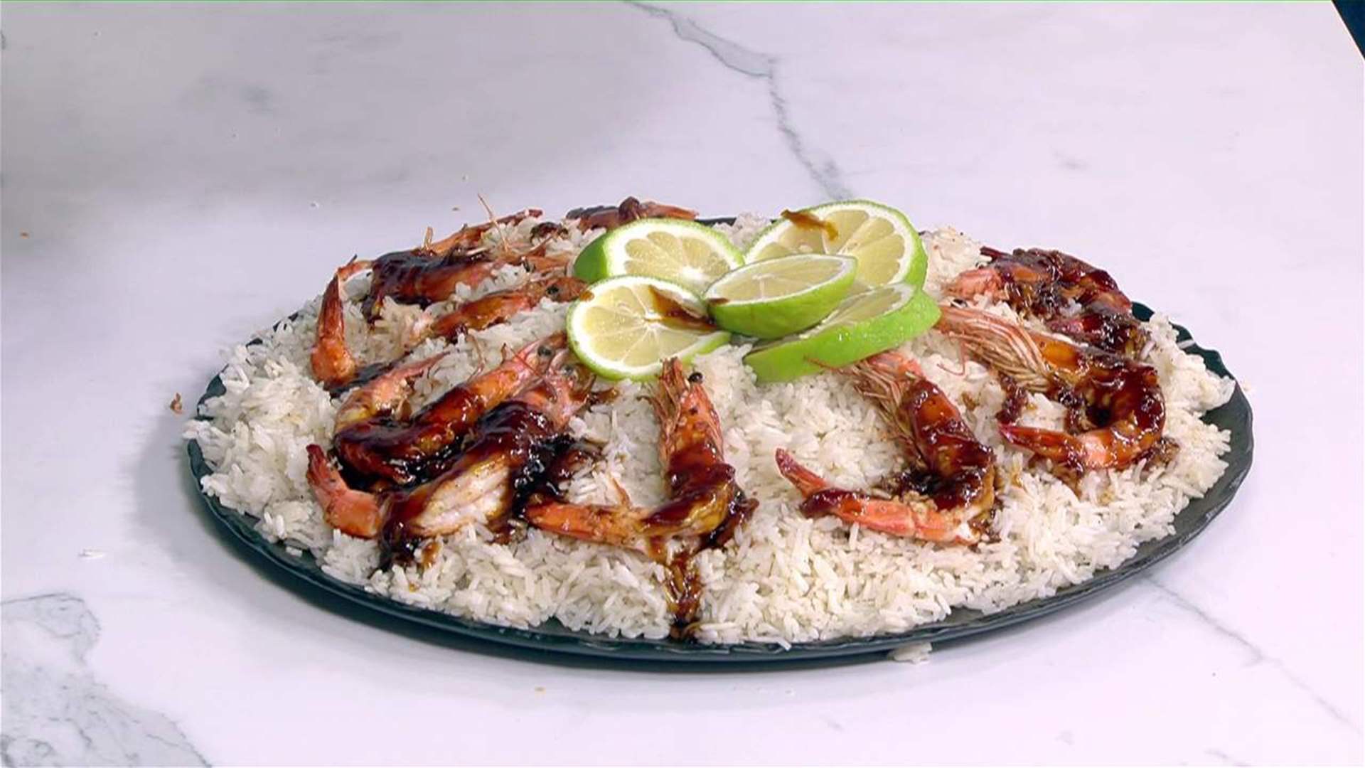 القريدس الأبيض مع الأرز وسلطة سيزر مع القريدس... أطباق لذيذة مع الشيف فادي زغيب