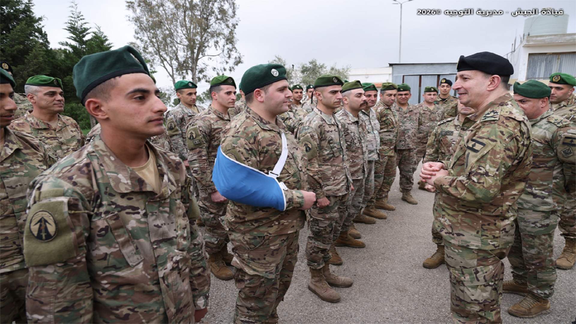 Lebanese Army chief visits frontline unit, praises troops after ceasefire takes effect