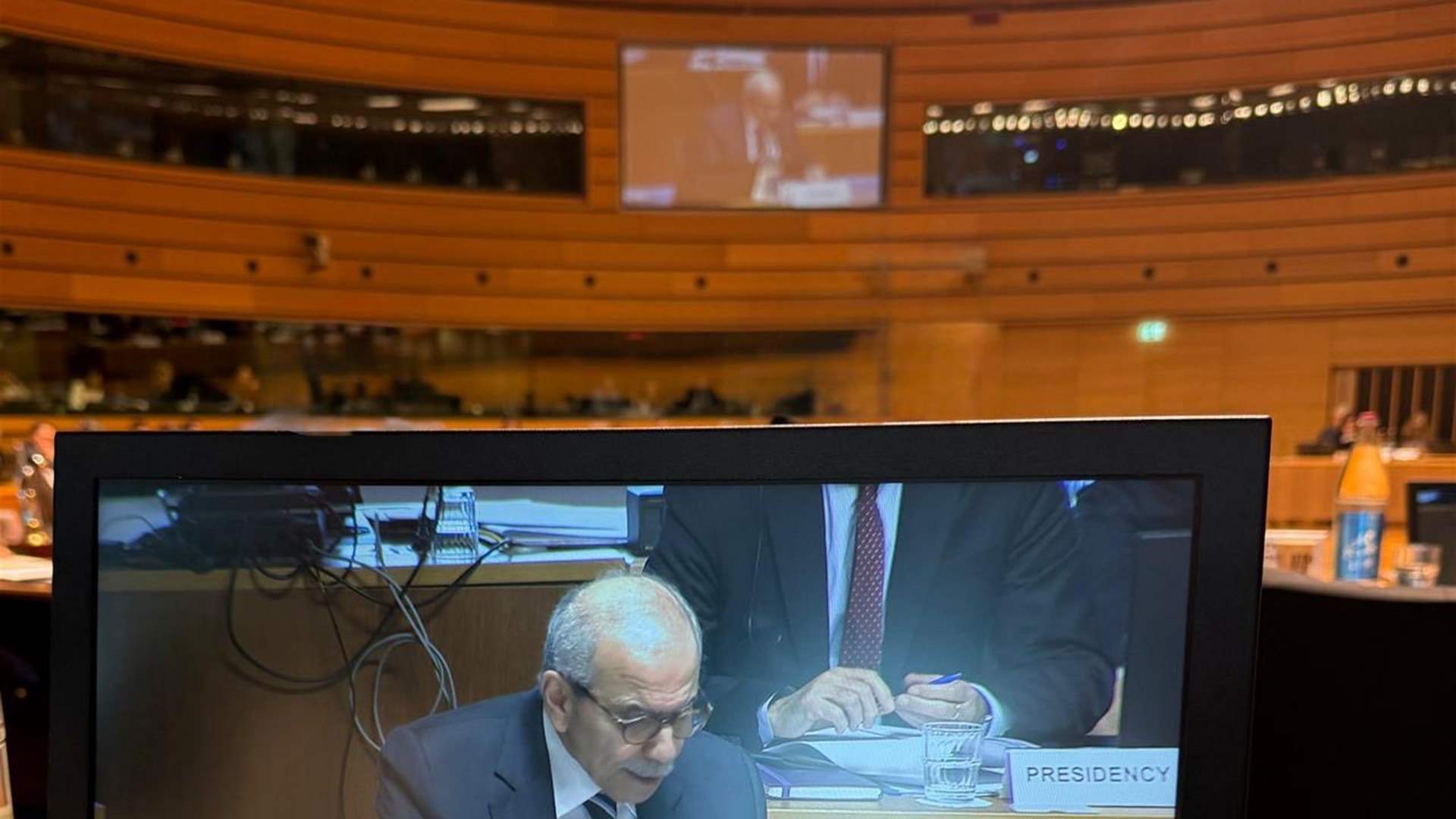 PM Salam, in address to EU foreign ministers in Luxembourg, calls for support and stresses diplomacy to restore Lebanon’s sovereignty