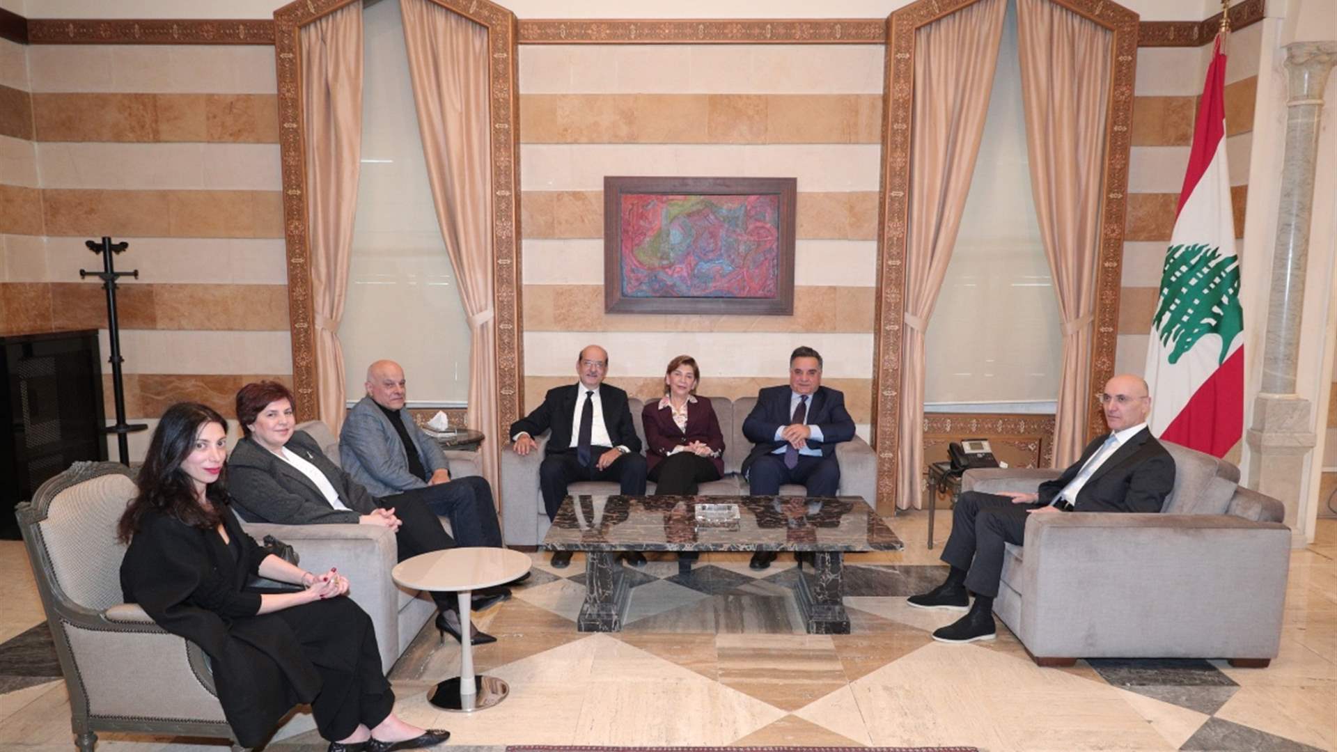 الحجار يبحث مع النائبين الصمد والبعريني وهيئة الإشراف على الانتخابات الأوضاع الأمنية والإنمائية