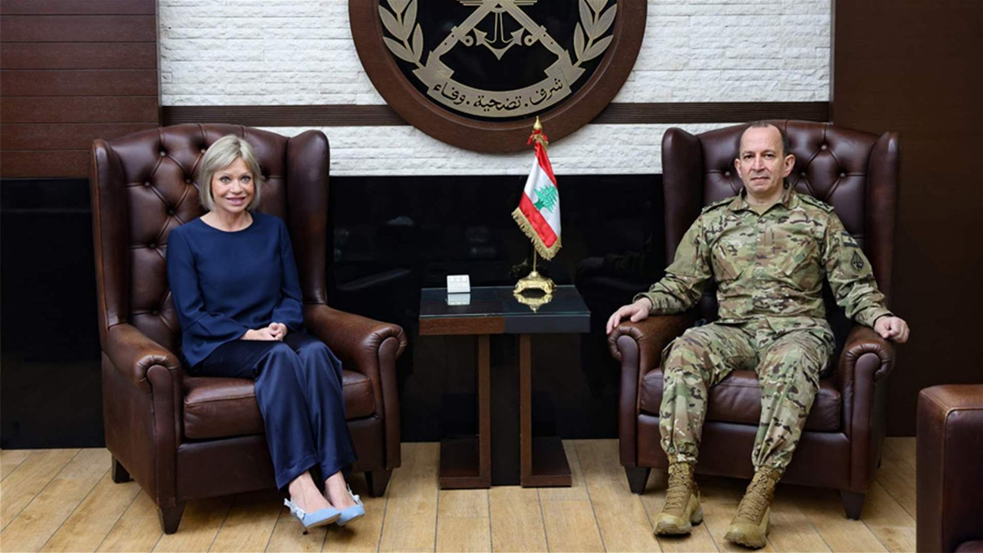 بلاسخارت زارت العماد هيكل وشدّدت على الأهمية البالغة لدور الجيش في ضمان سيادة لبنان واستقراره