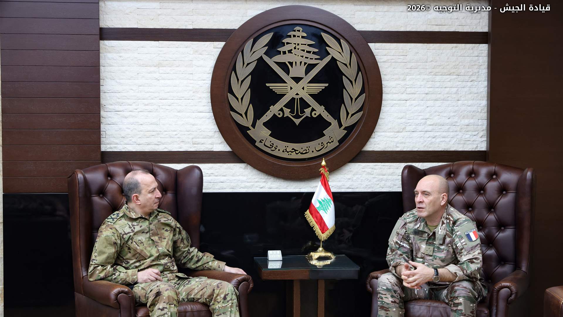 قائد الجيش بحث ونائب رئيس أركان الجيش الفرنسي في التعاون والتطورات الإقليمية