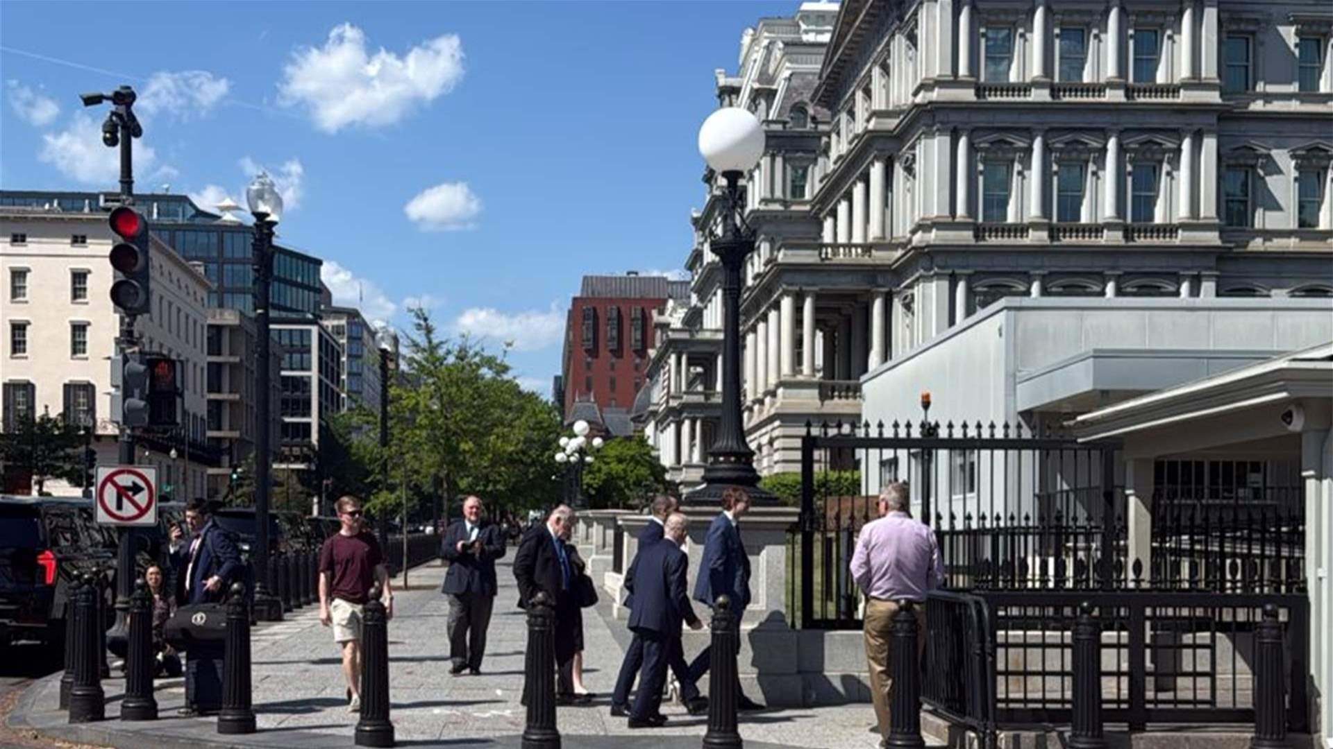 Lebanese, Israeli, US envoys arrive at the White House for second meeting